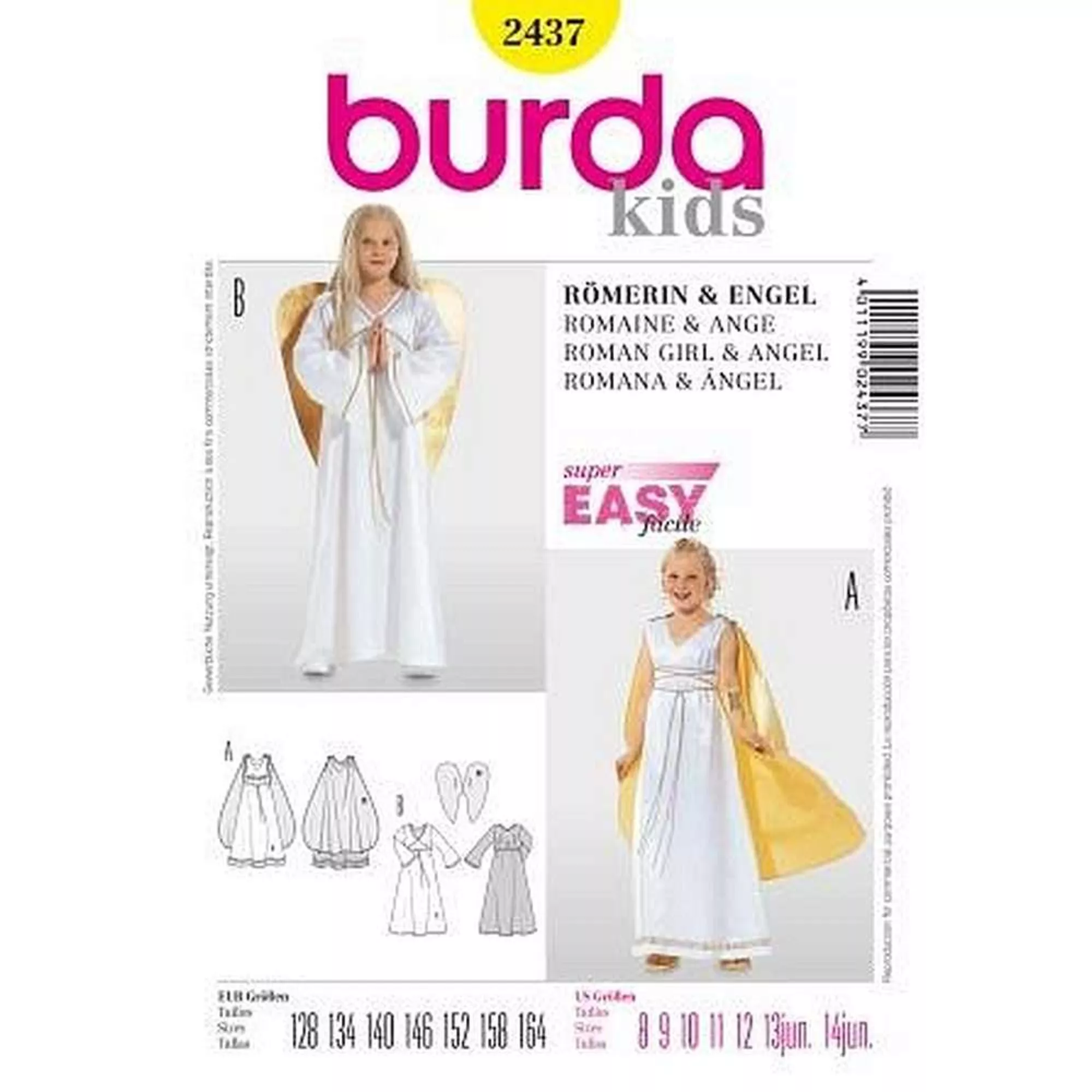 Burda Schnittmuster, Römerin, Engel
