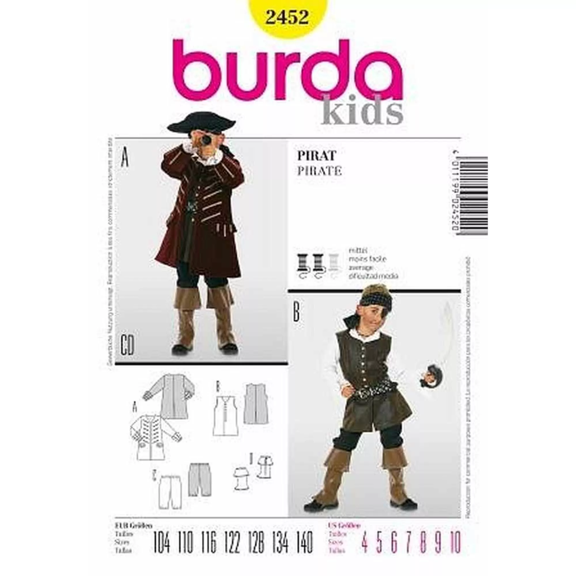 Burda Schnittmuster, Pirat