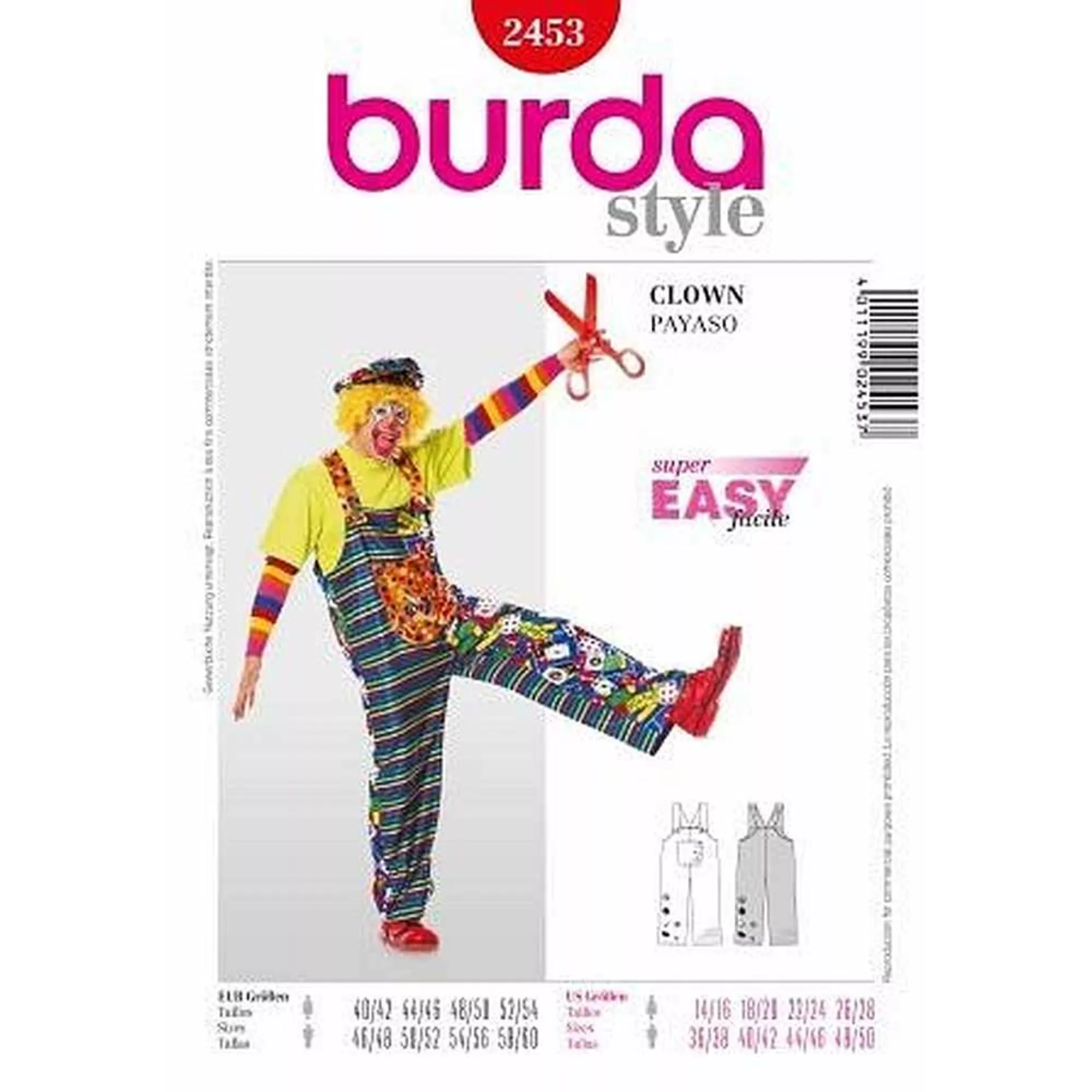Burda Schnittmuster, Clown