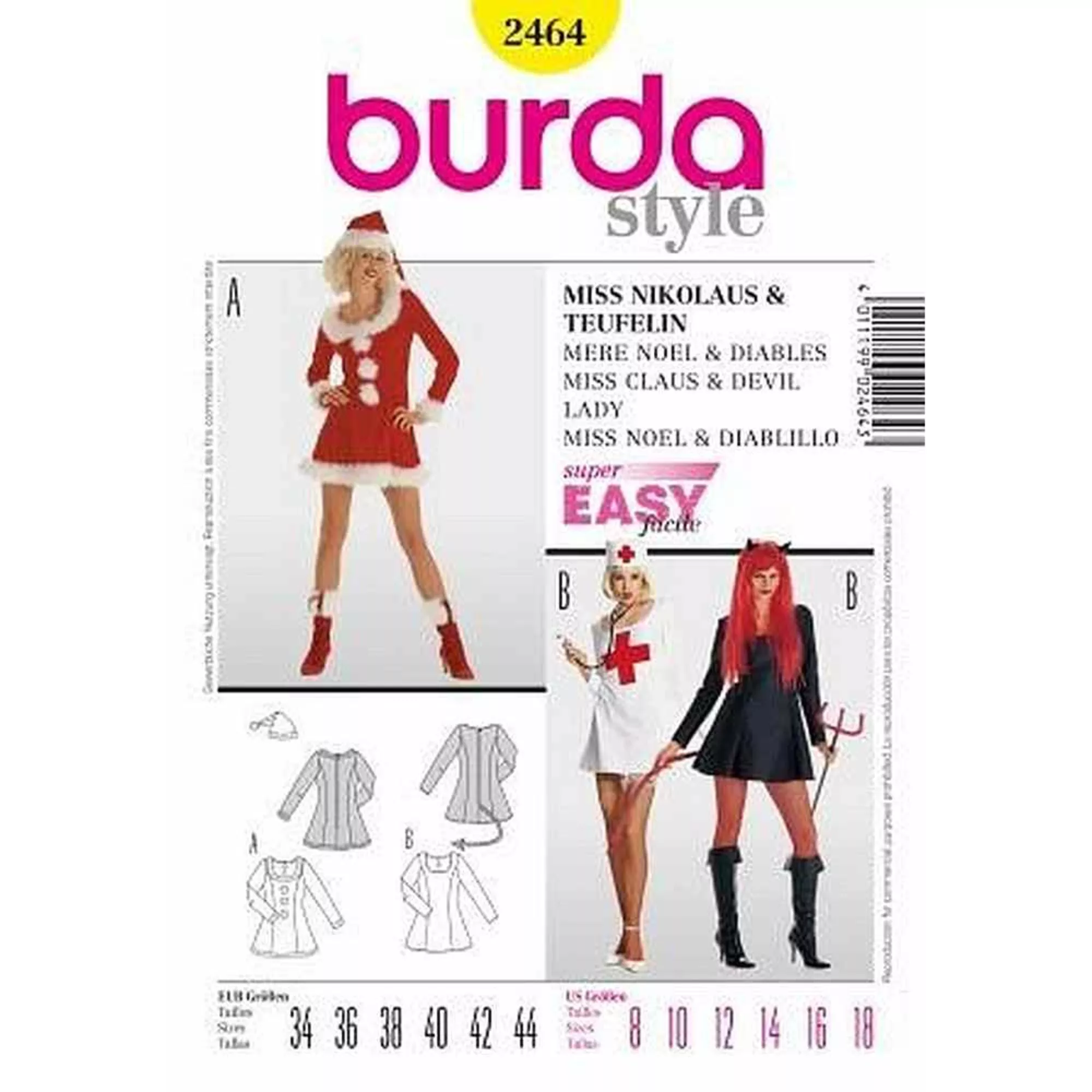 Burda Schnittmuster, Nikolaus, Teufel