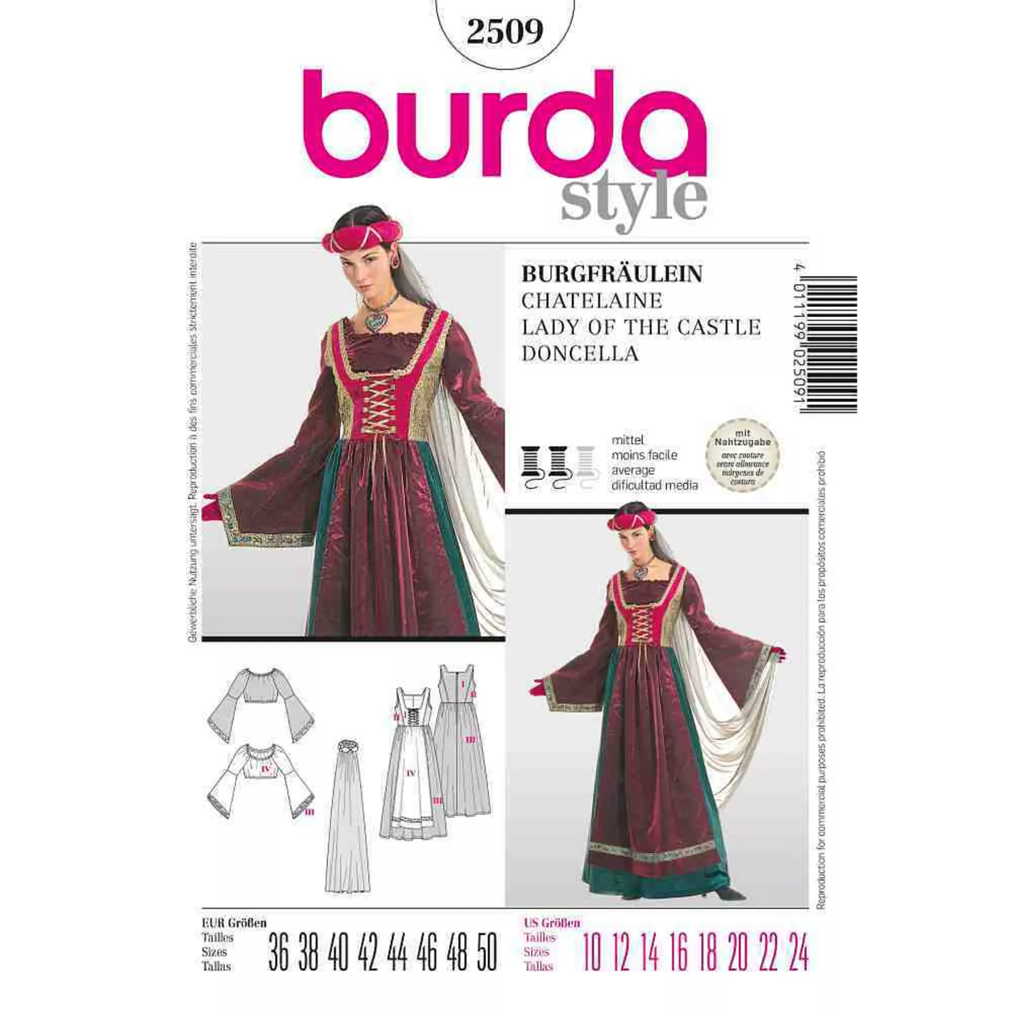Burda Schnittmuster, Burgfräulein