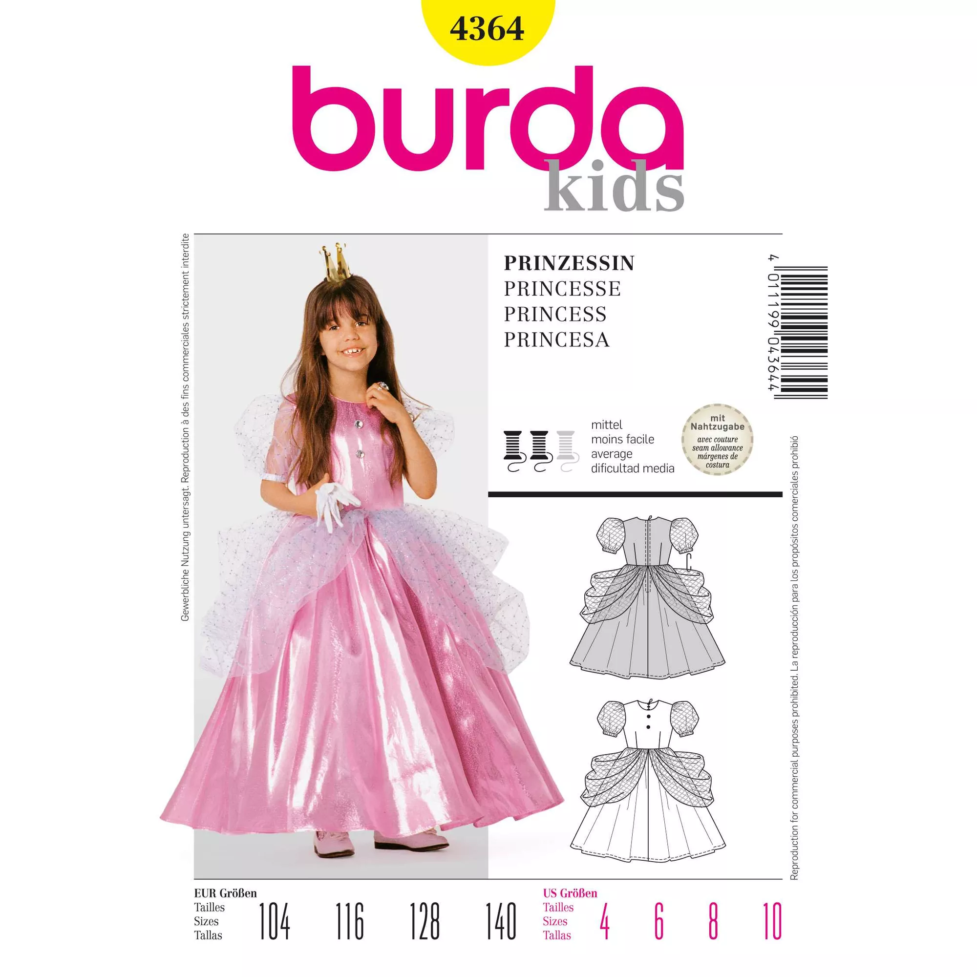 Burda Schnittmuster, Prinzessin