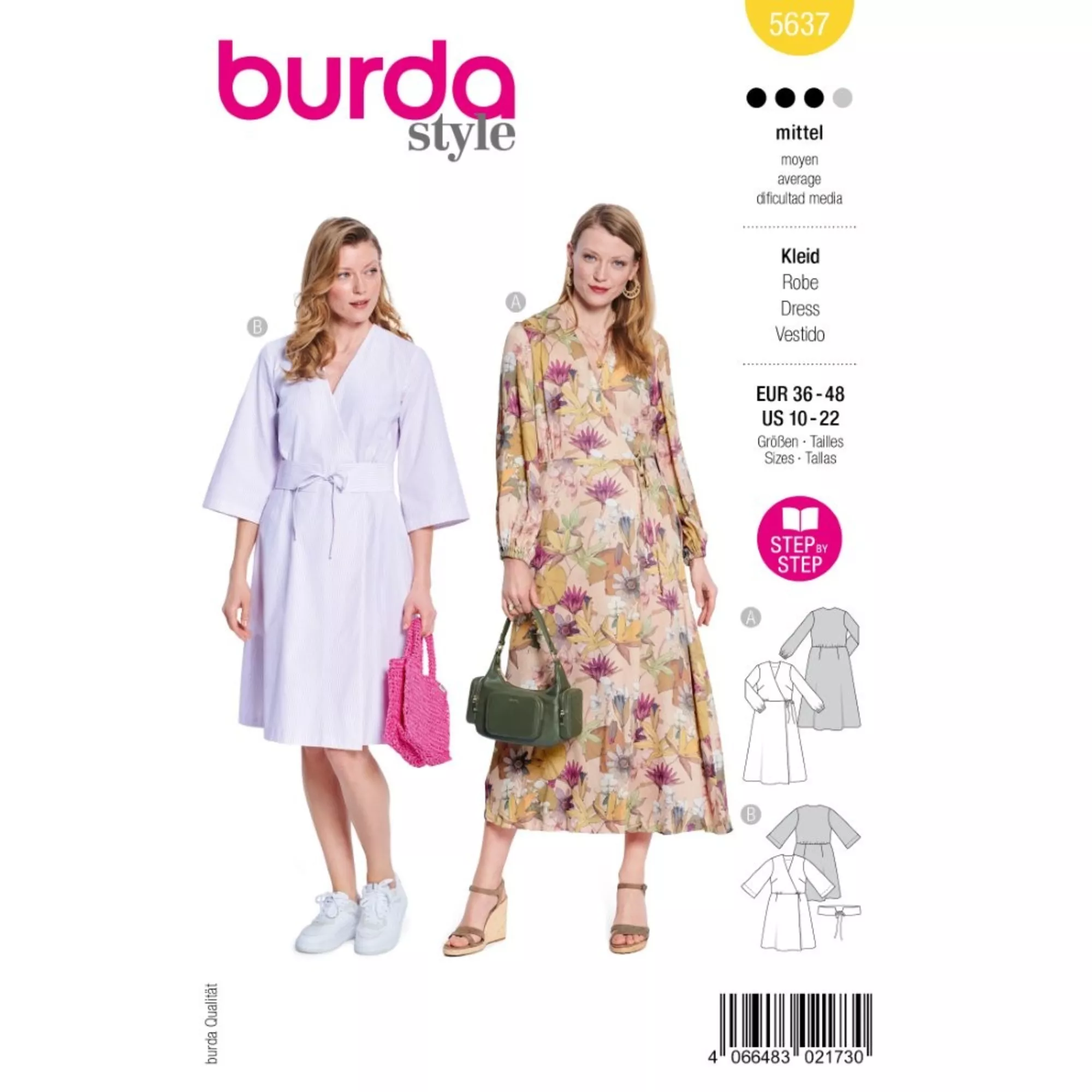 Burda Schnittmuster, Kleid