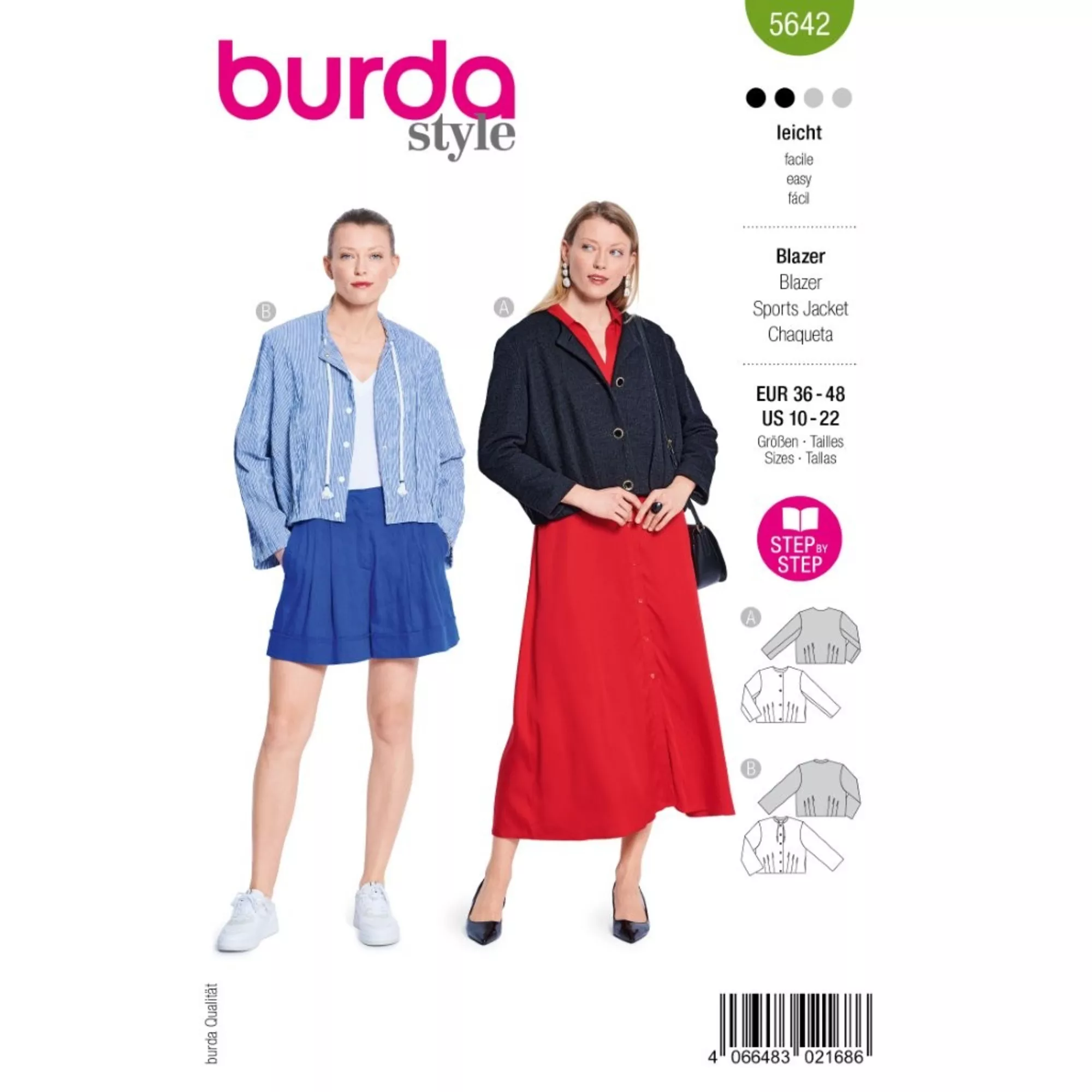 Burda Schnittmuster, Blazer