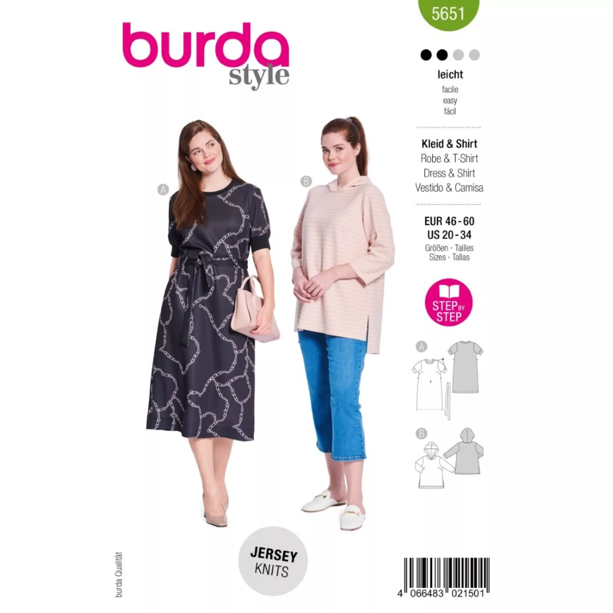 Burda Schnittmuster, Kleid & Shirt