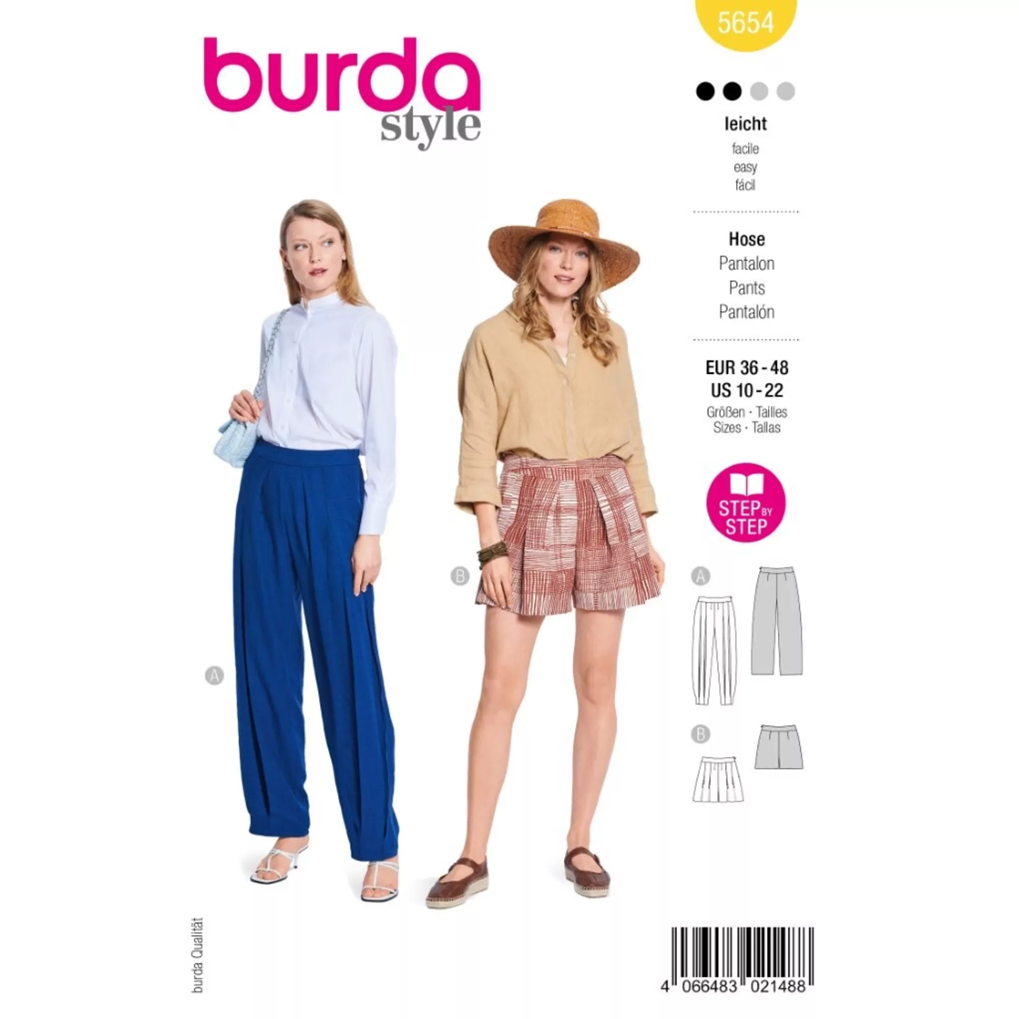 Burda Schnittmuster, Hose