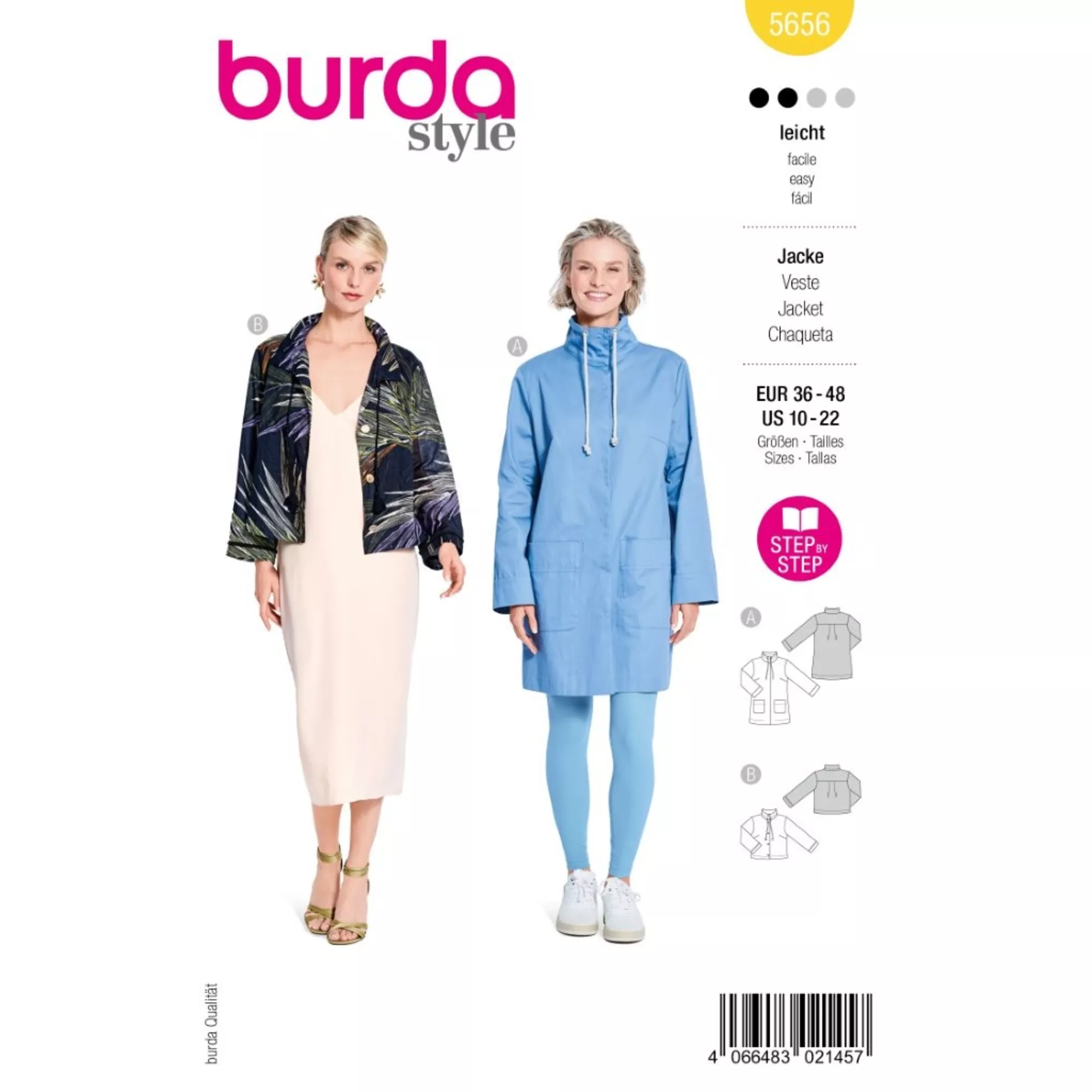Burda Schnittmuster, Parka