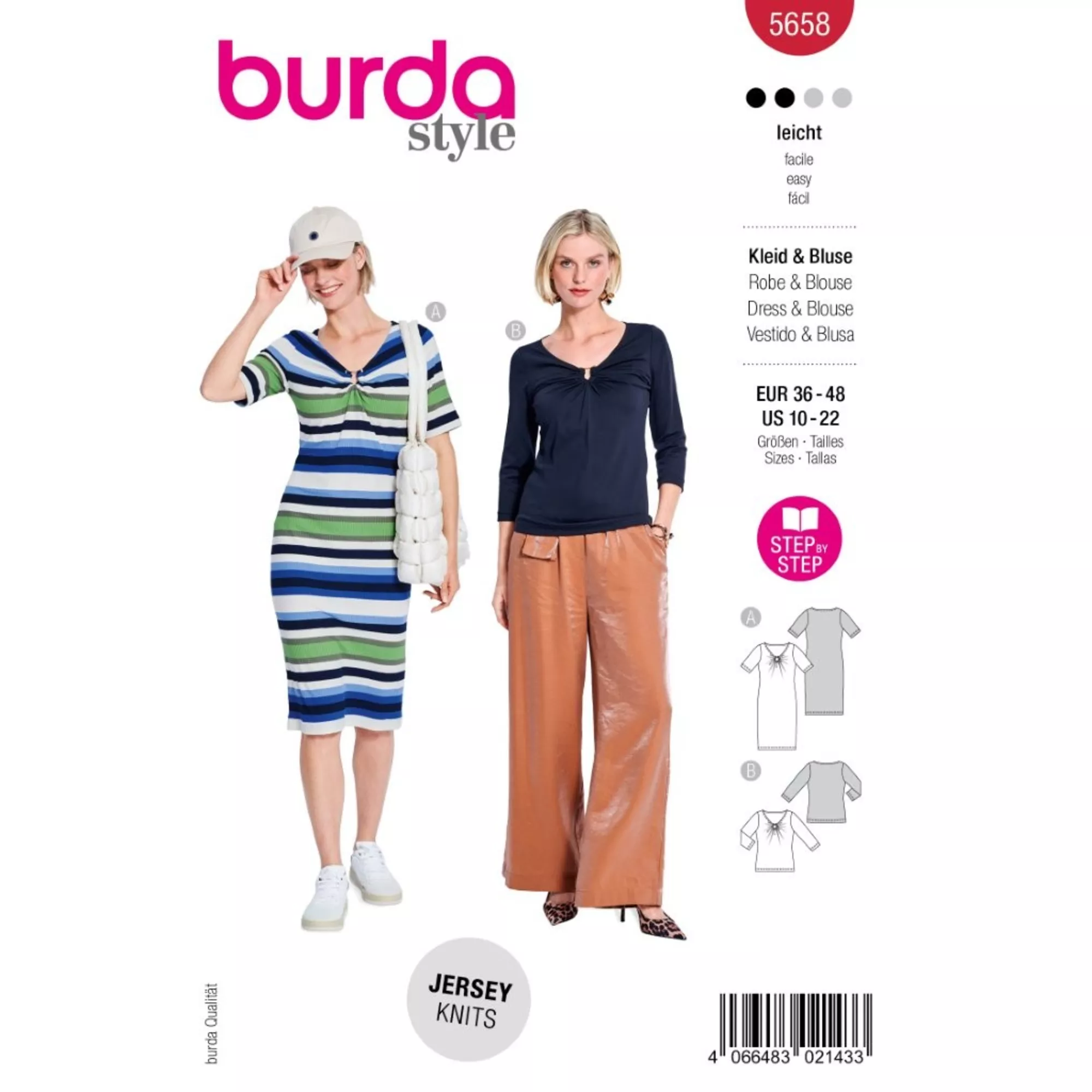 Burda Schnittmuster, Kleid & Shirt