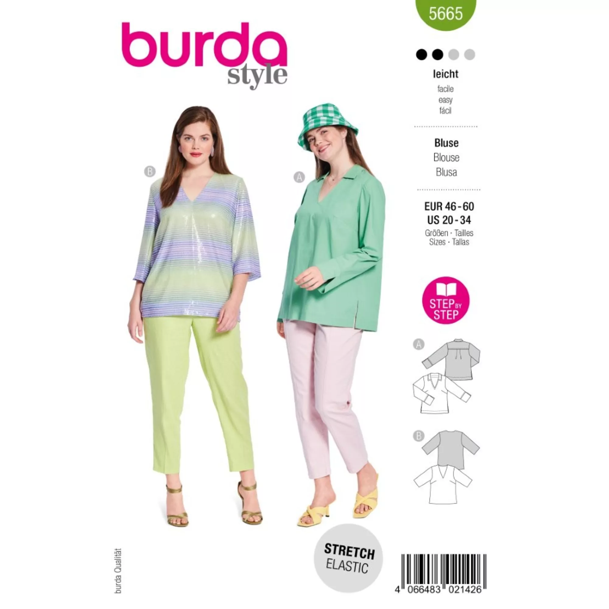 Burda Schnittmuster, Bluse