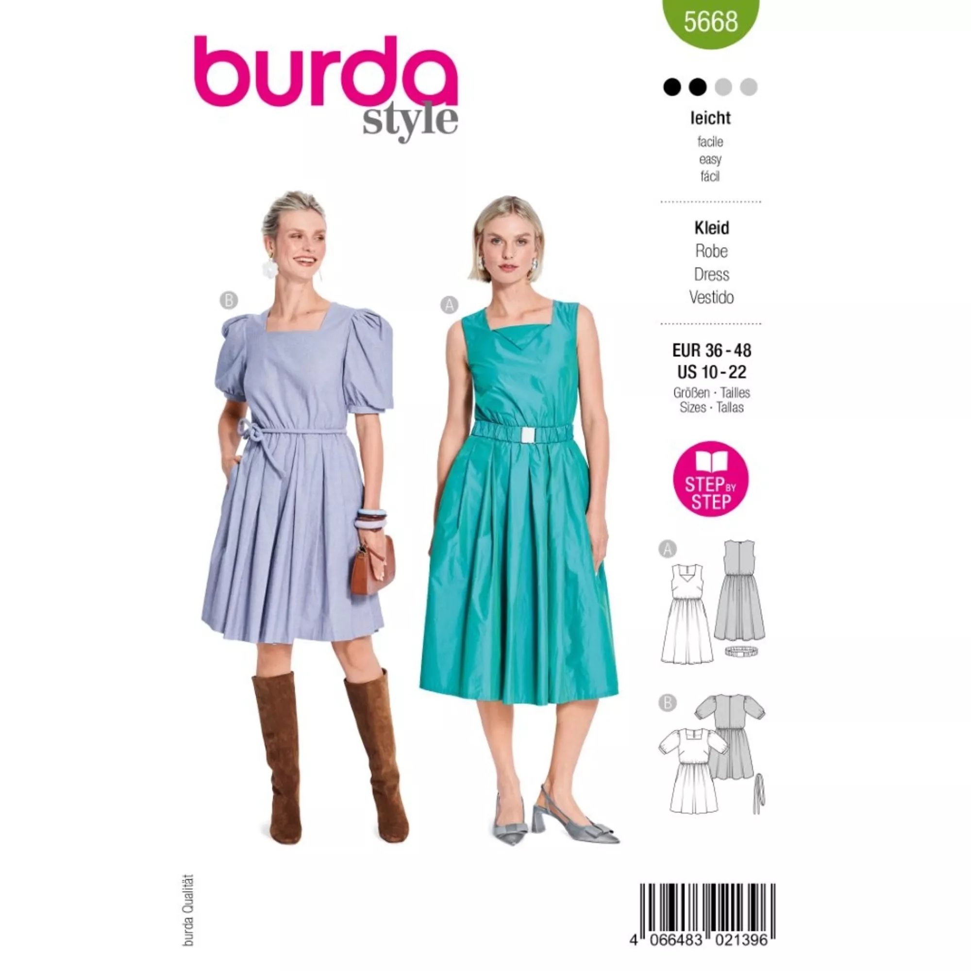 Burda Schnittmuster, Kleid