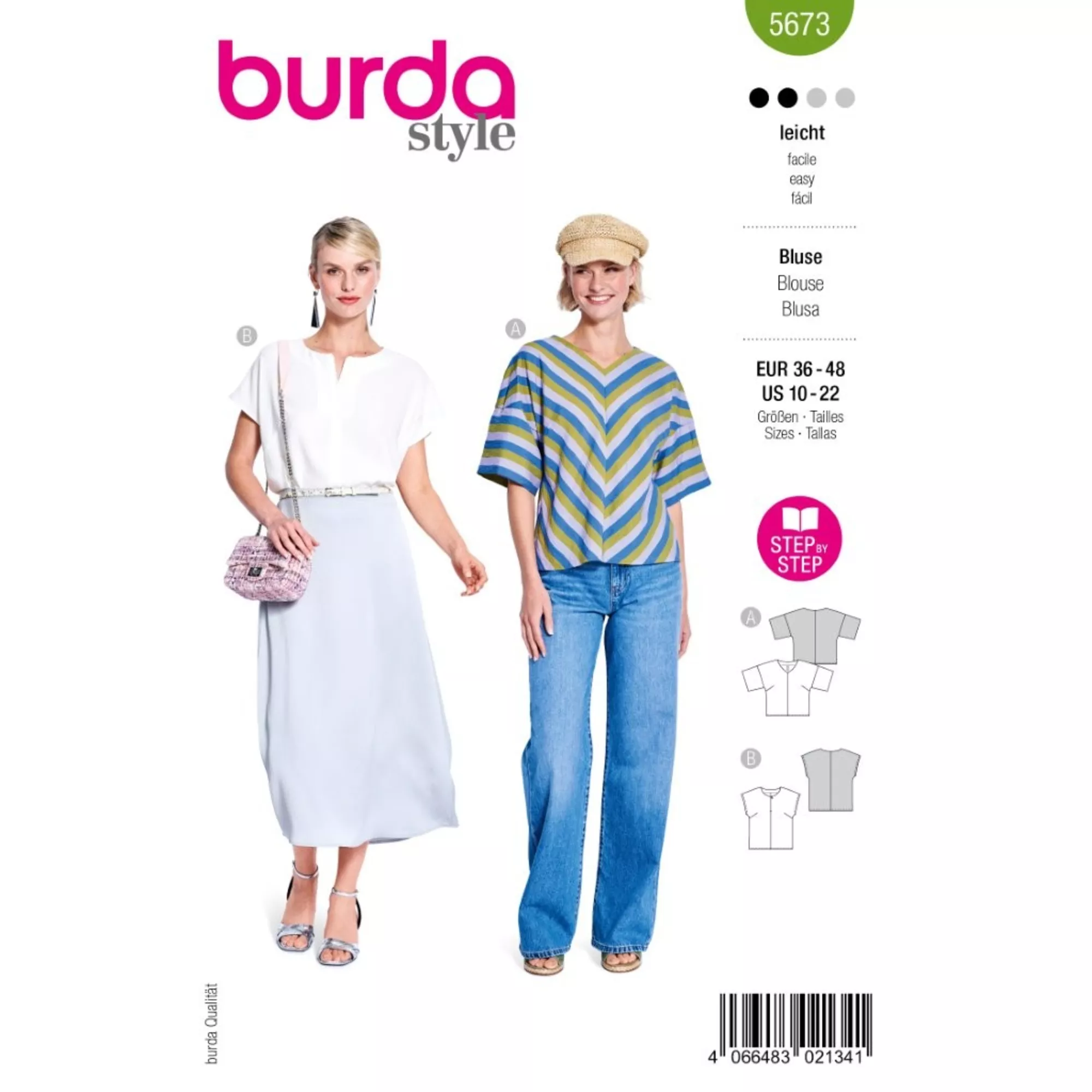 Burda Schnittmuster, Bluse