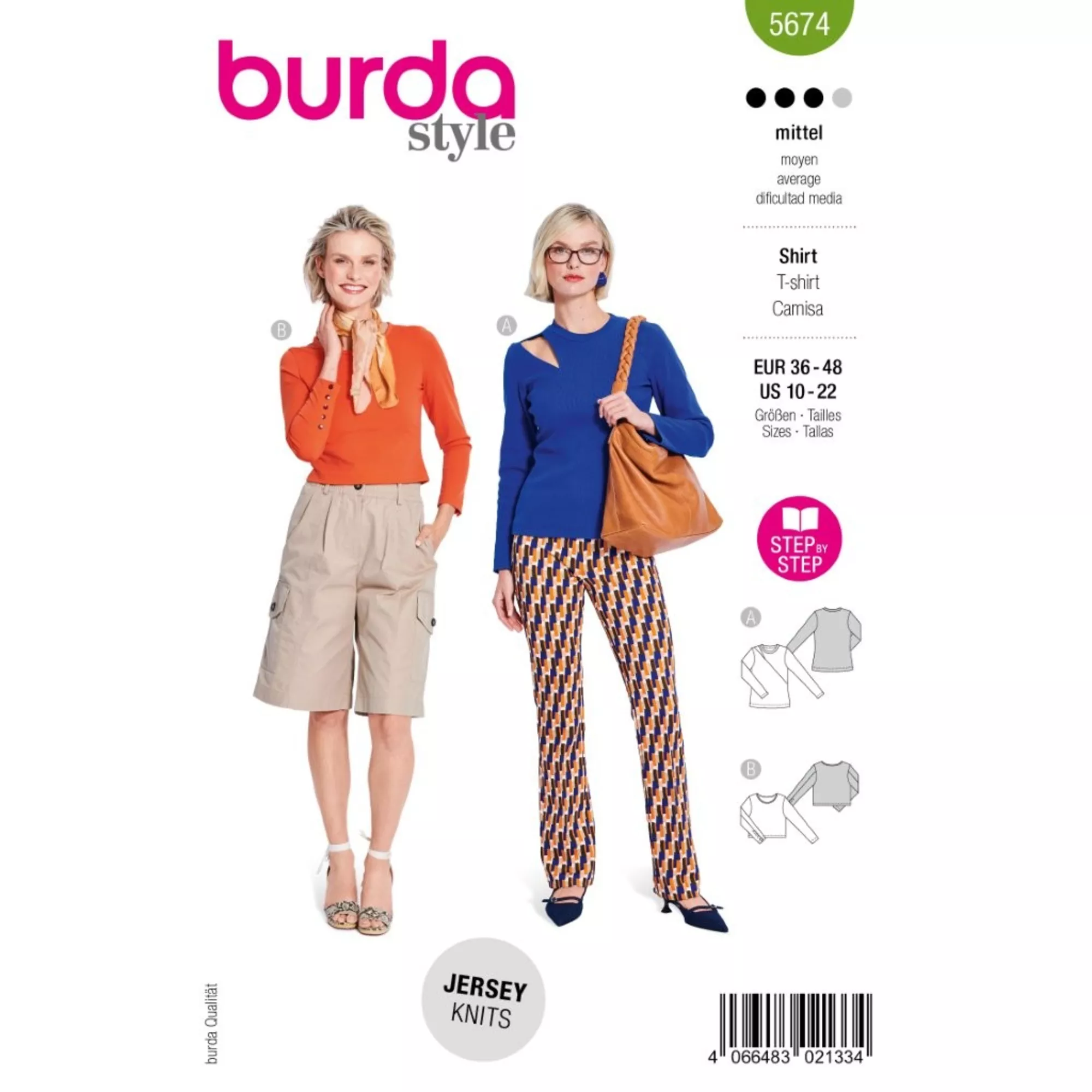 Burda Schnittmuster, Shirt