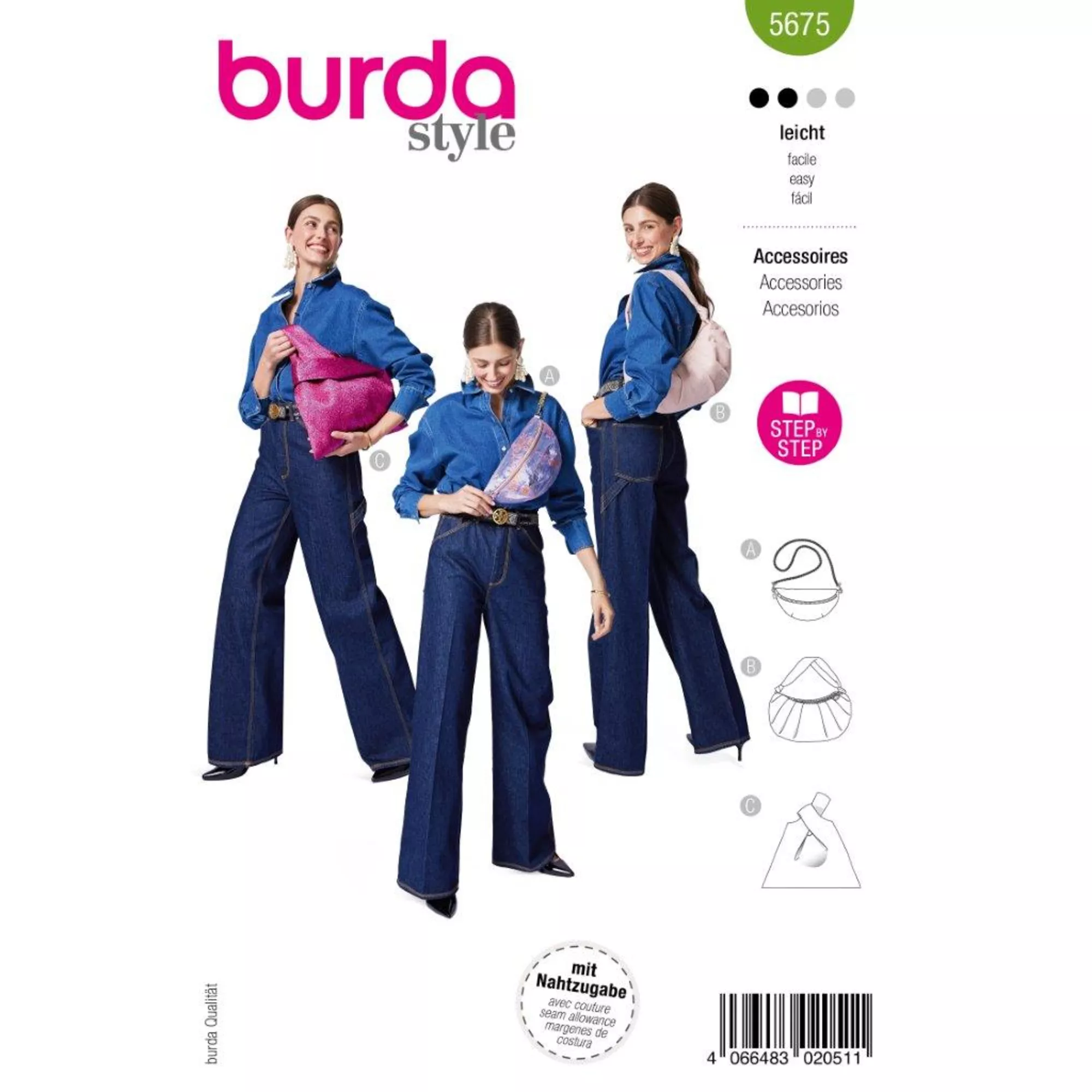 Burda Schnittmuster Minitasche