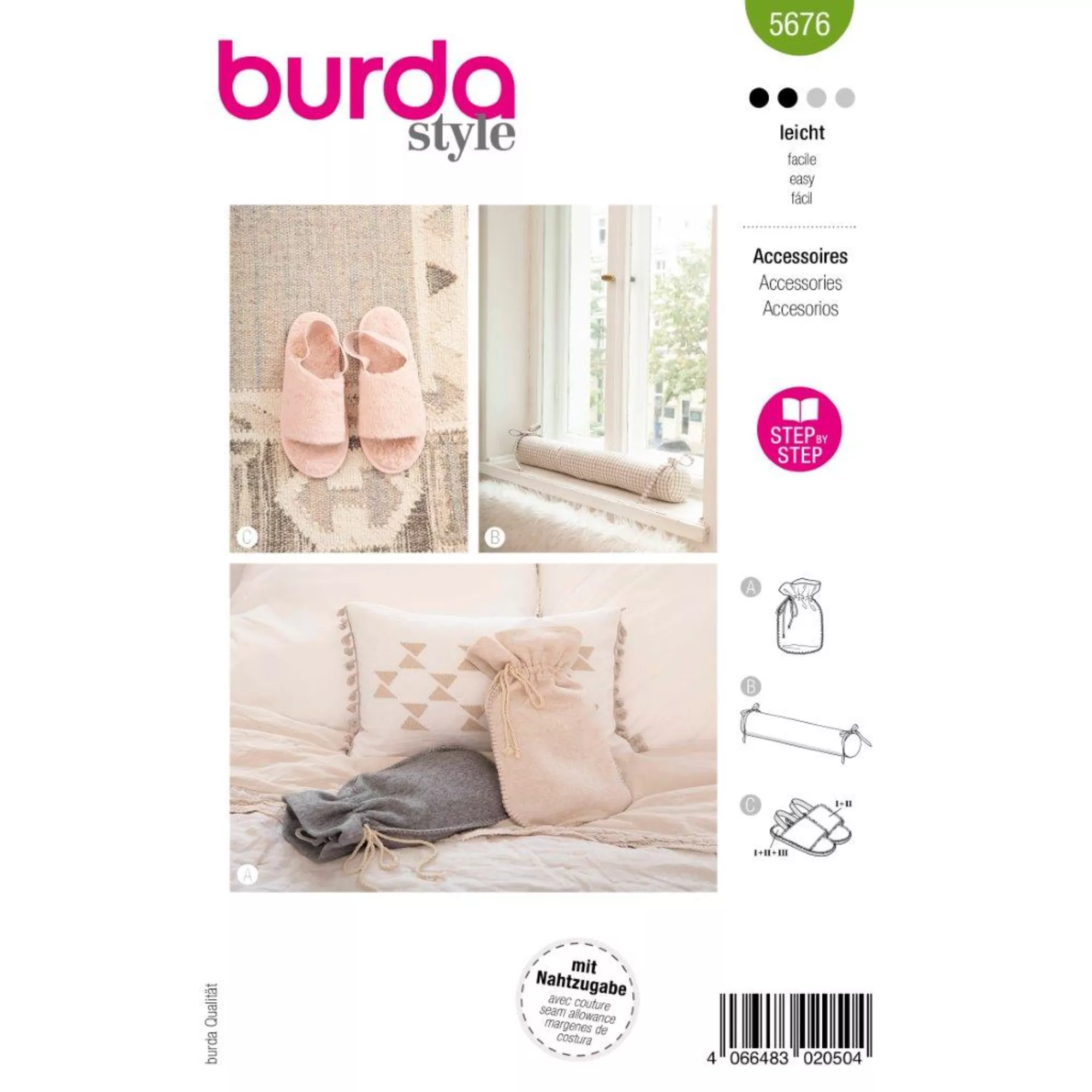 Burda Schnittmuster, Wärmflaschenhülle