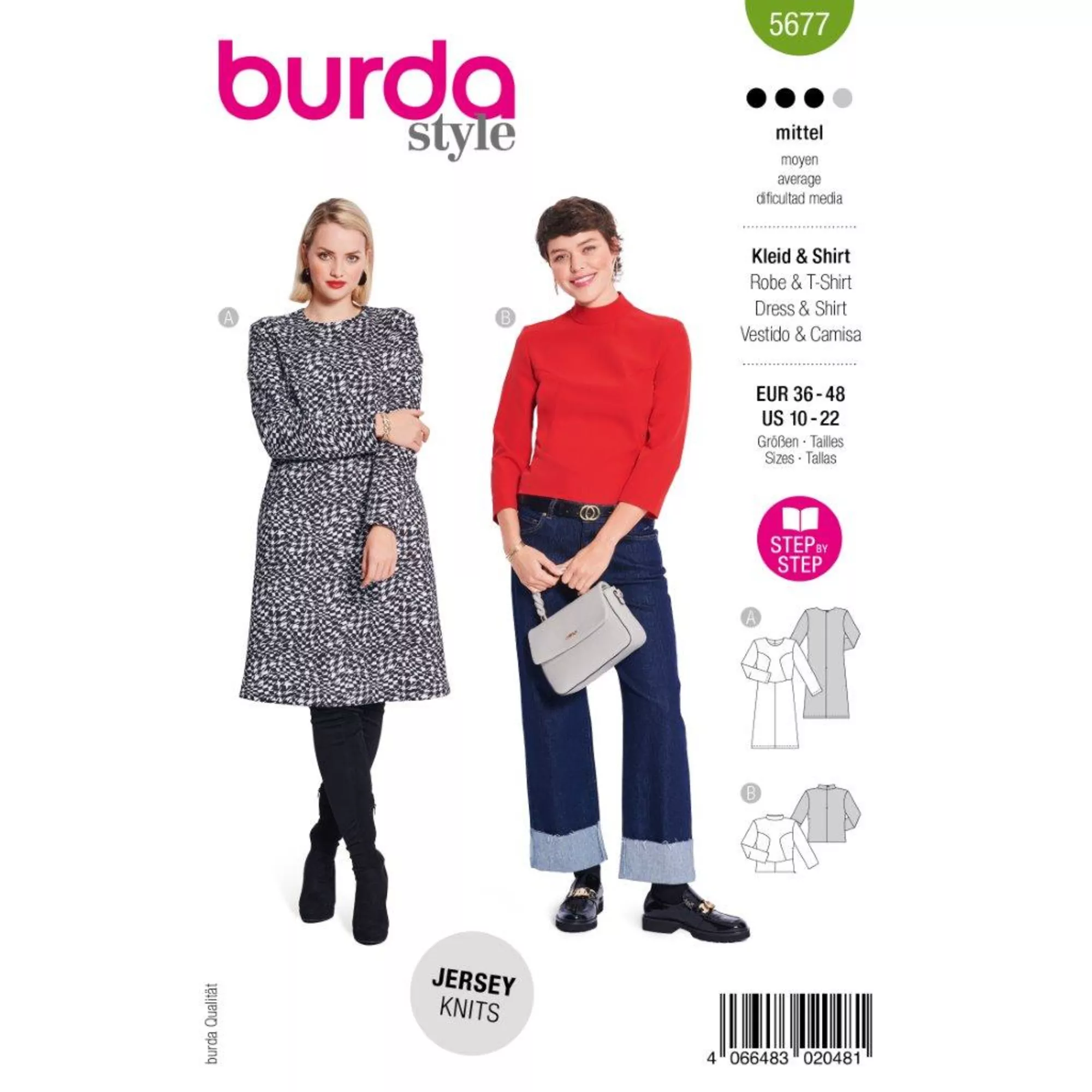 Burda Schnittmuster, Vleid