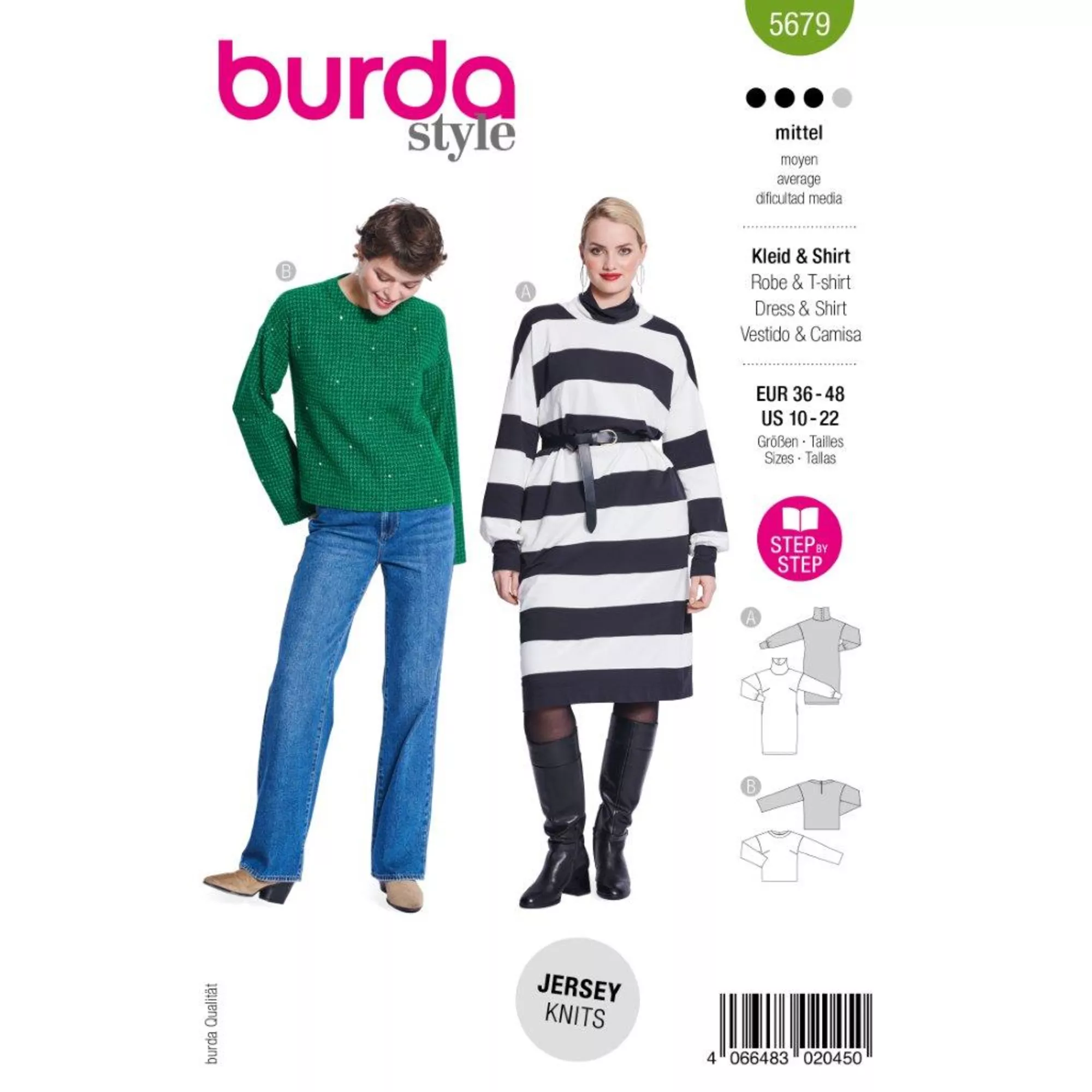 Burda Schnittmuster, Pullover