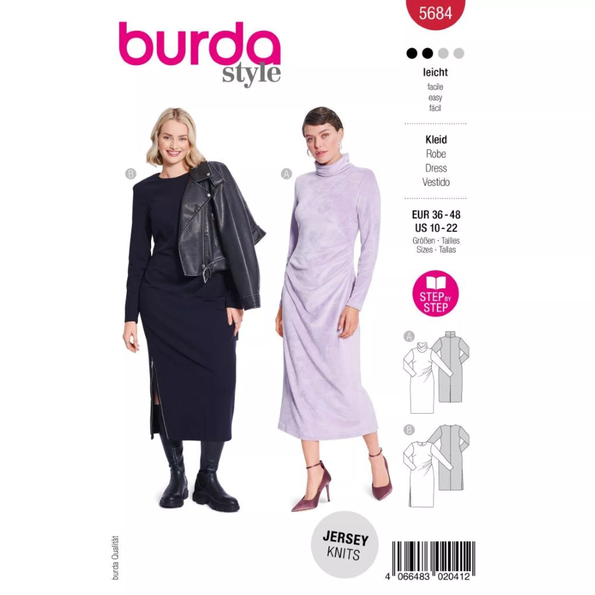Burda Schnittmuster, Kleid