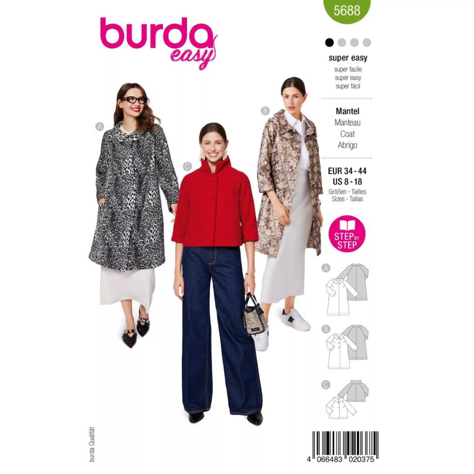 Burda Schnittmuster, Jacke