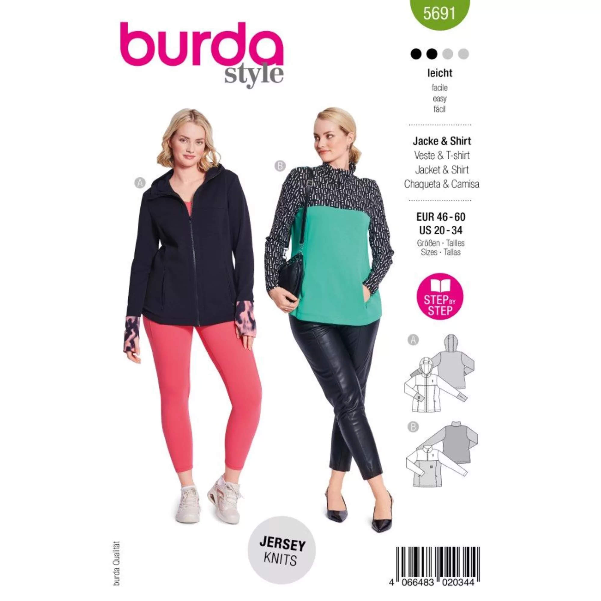 Burda Schnittmuster, Sportshirt