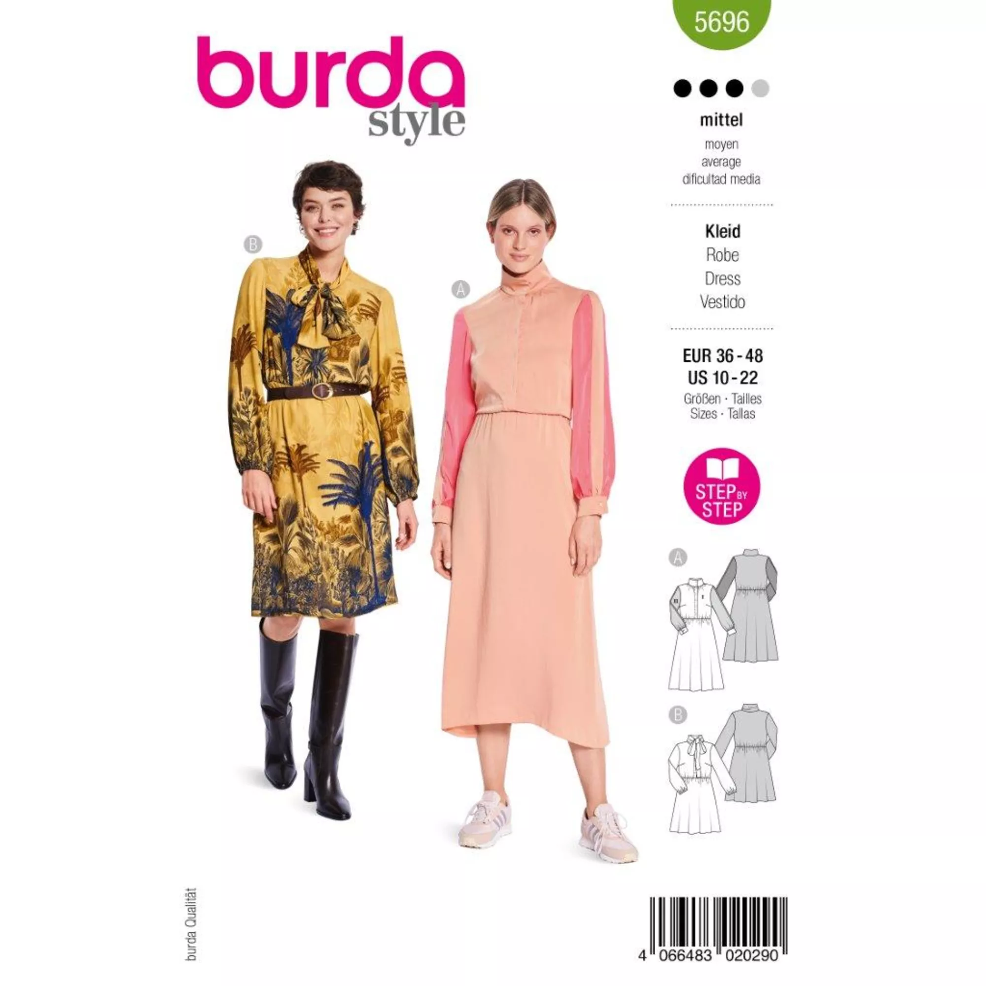Burda Schnittmuster, Kleid