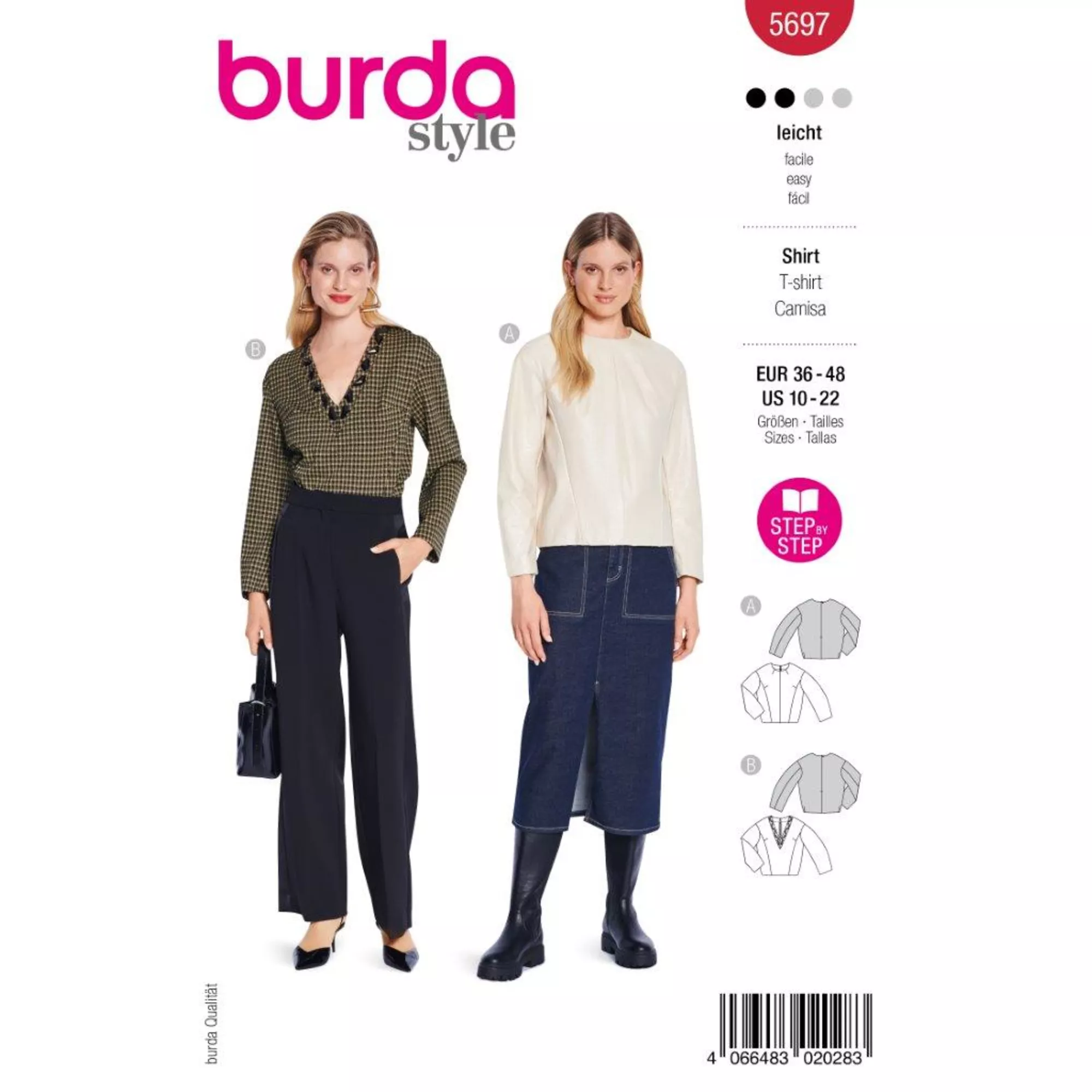 Burda Schnittmuster, Shirt