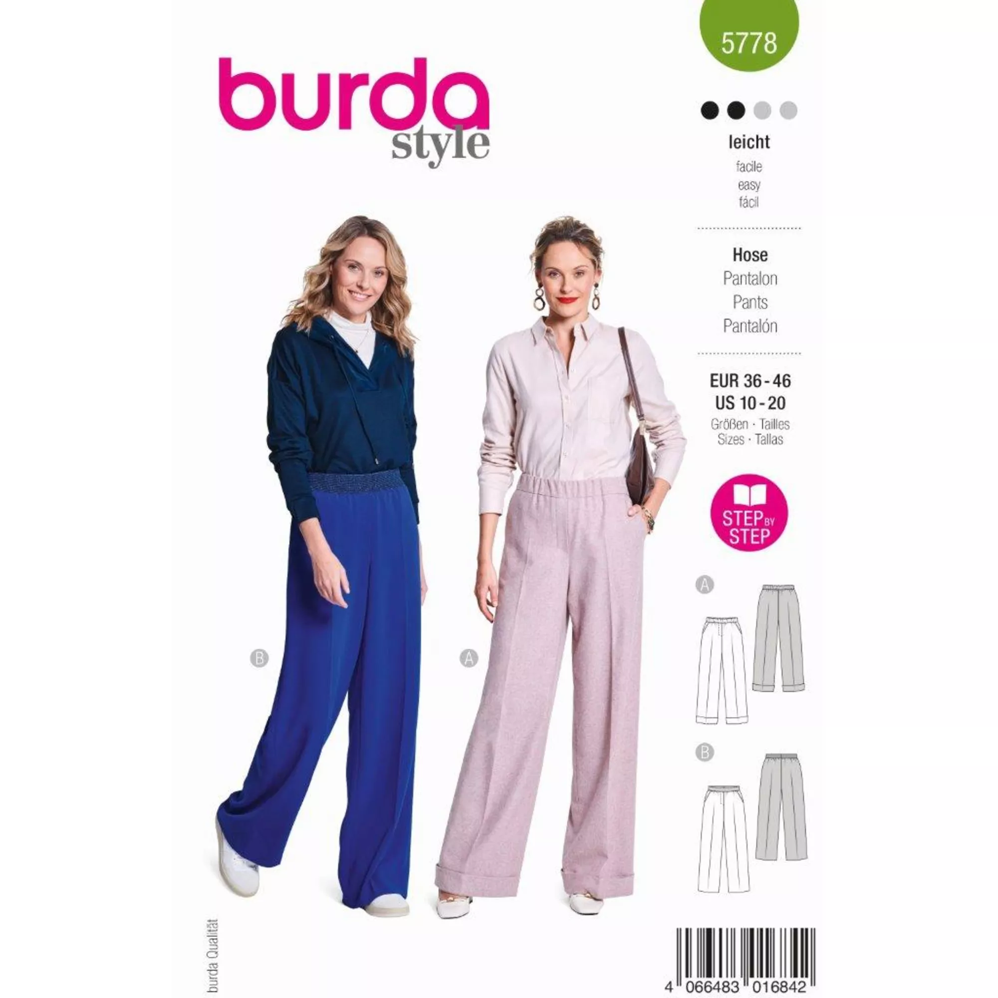 Burda Schnittmuster Hose