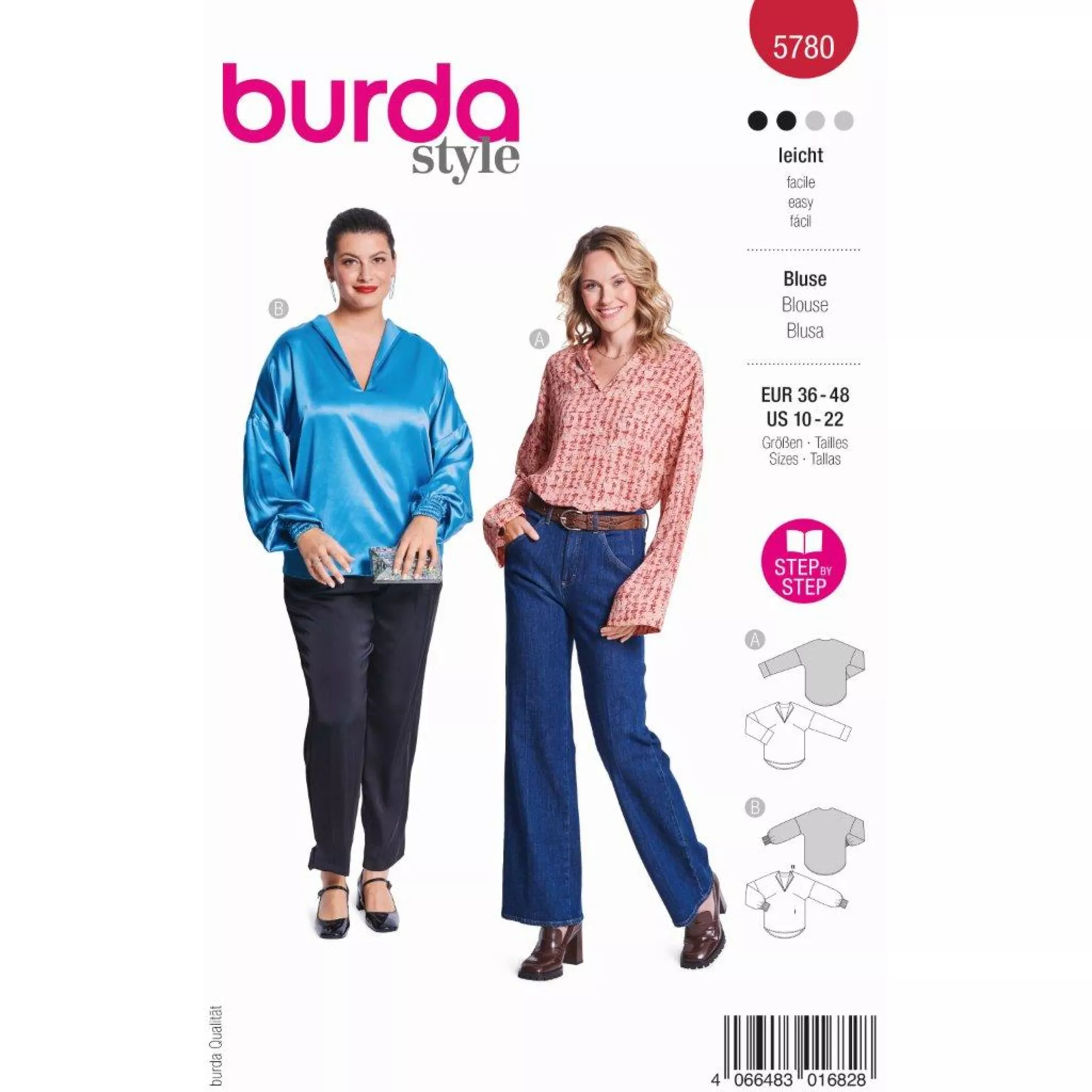 Burda Schnittmuster Bluse