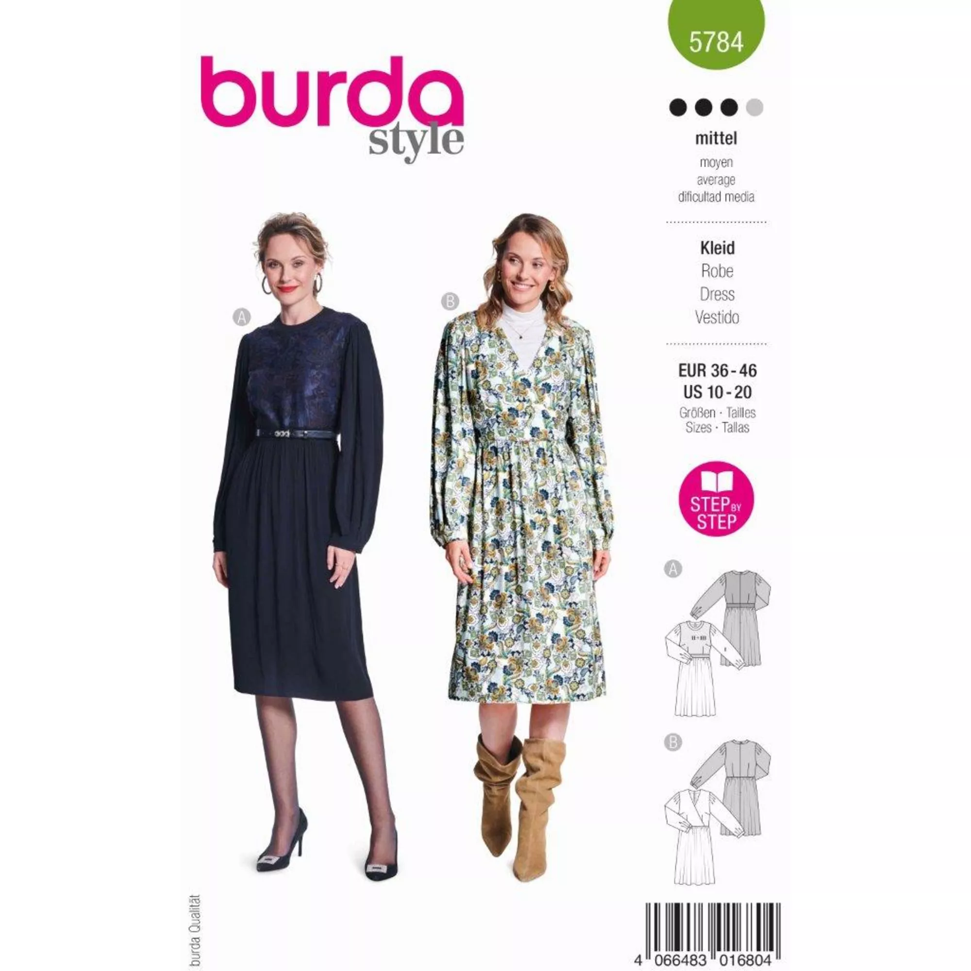 Burda Schnittmuster Kleid