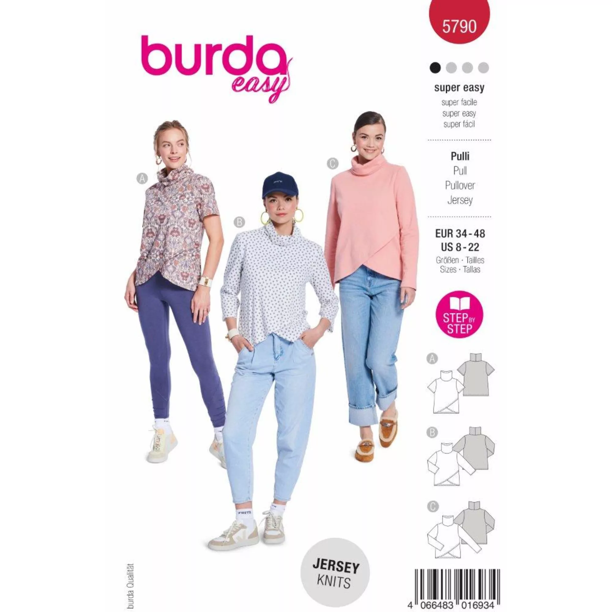 Burda Schnittmuster Pulli