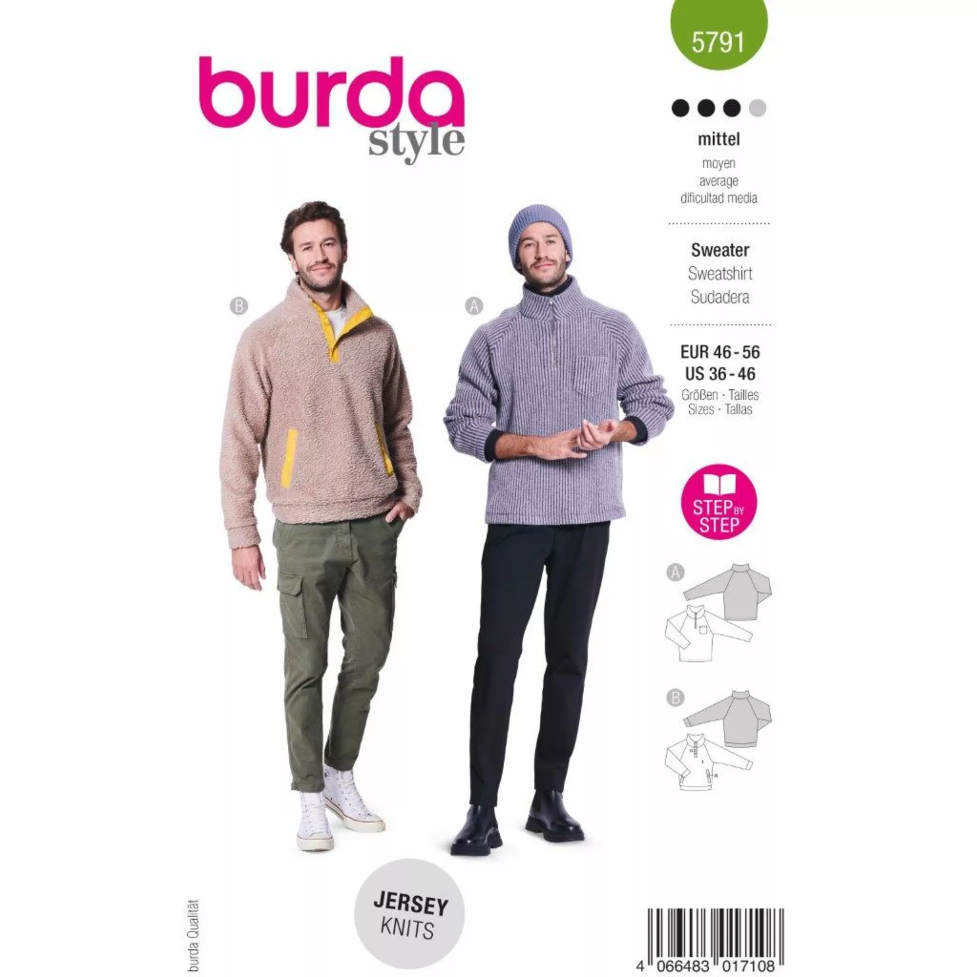 Burda Schnittmuster Sweater