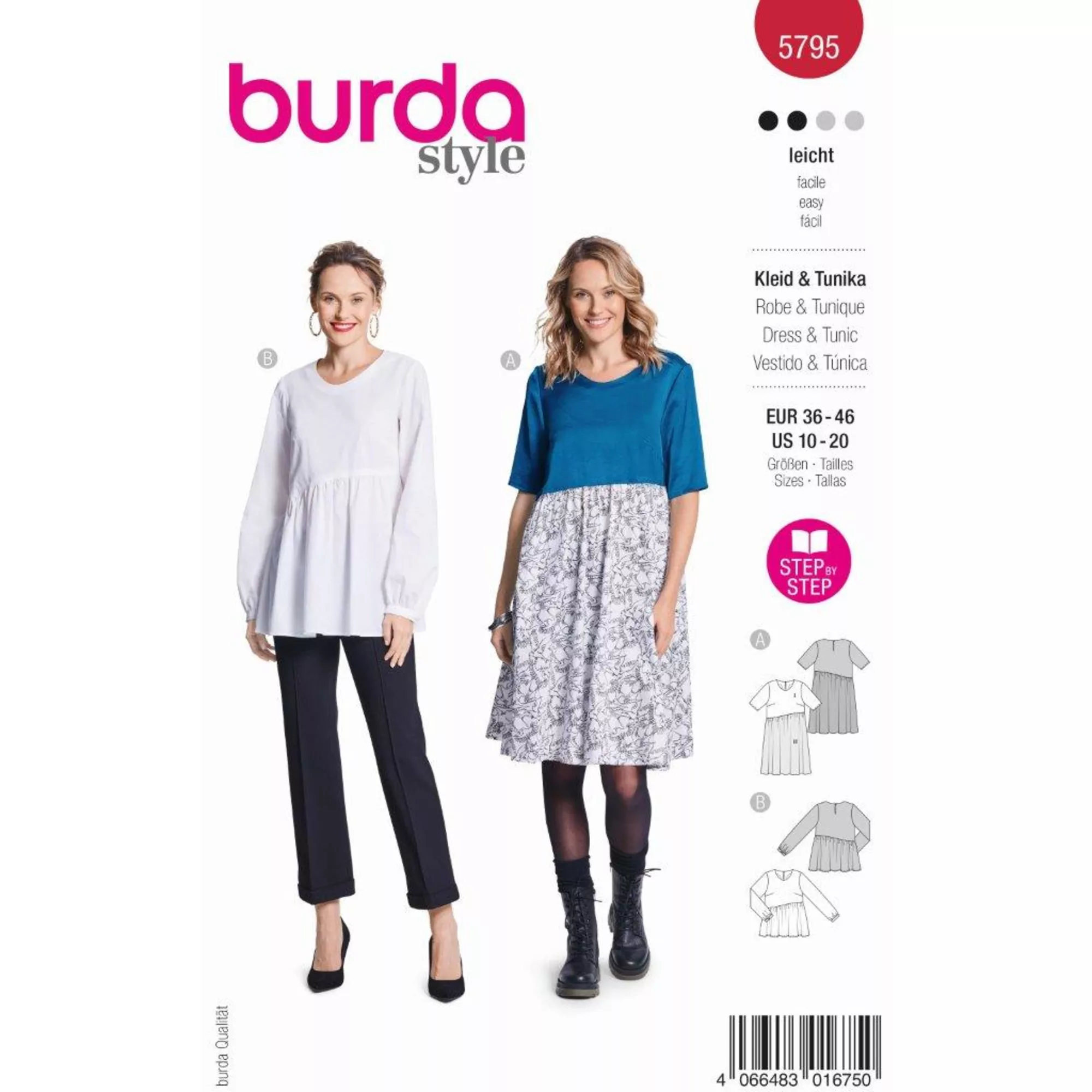 Burda Schnittmuster Kleid & Tunika