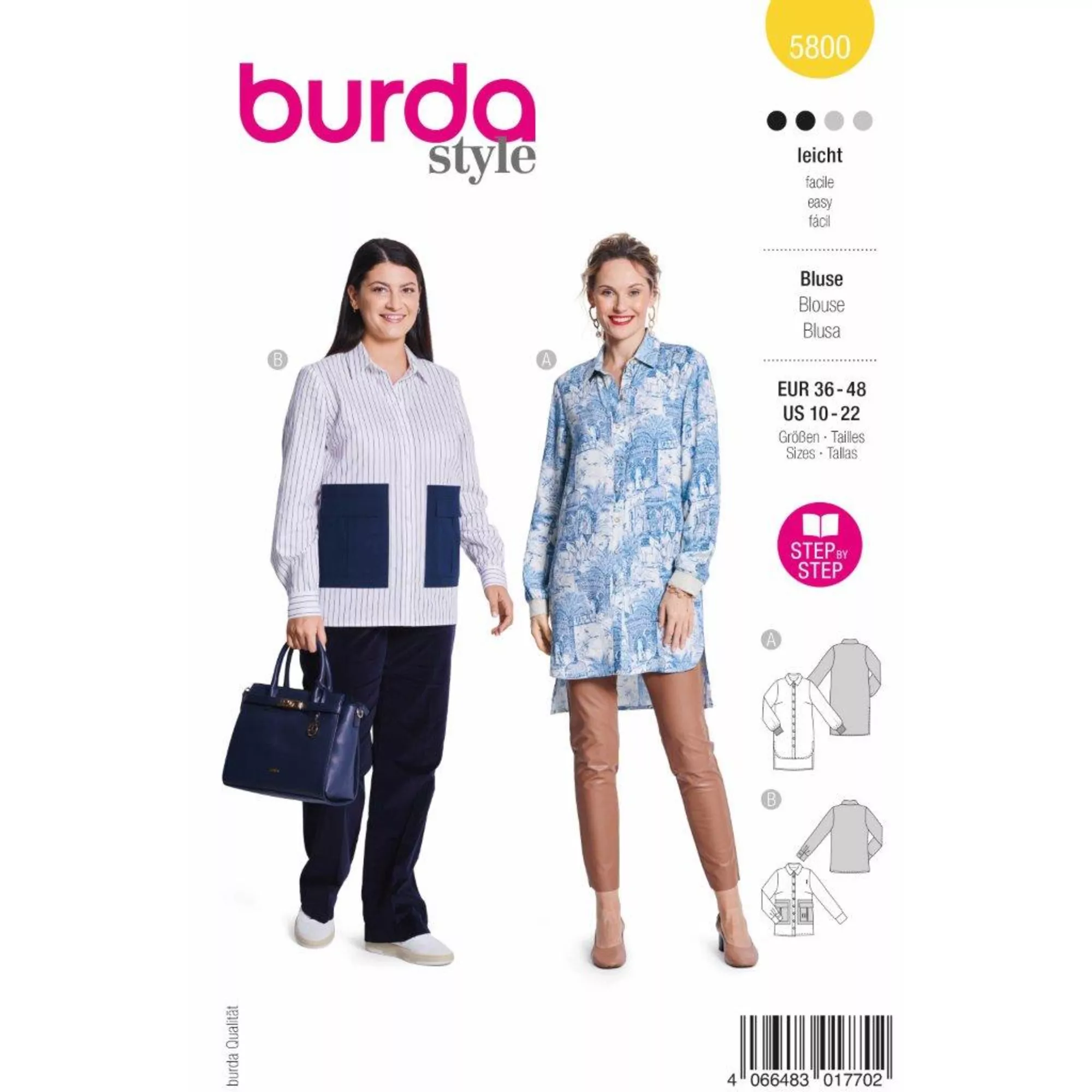 Burda Schnittmuster Bluse