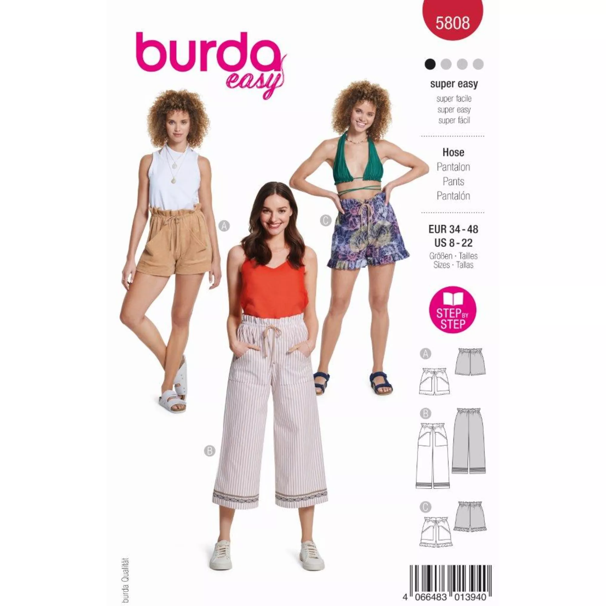 Burda Schnittmuster, Hose