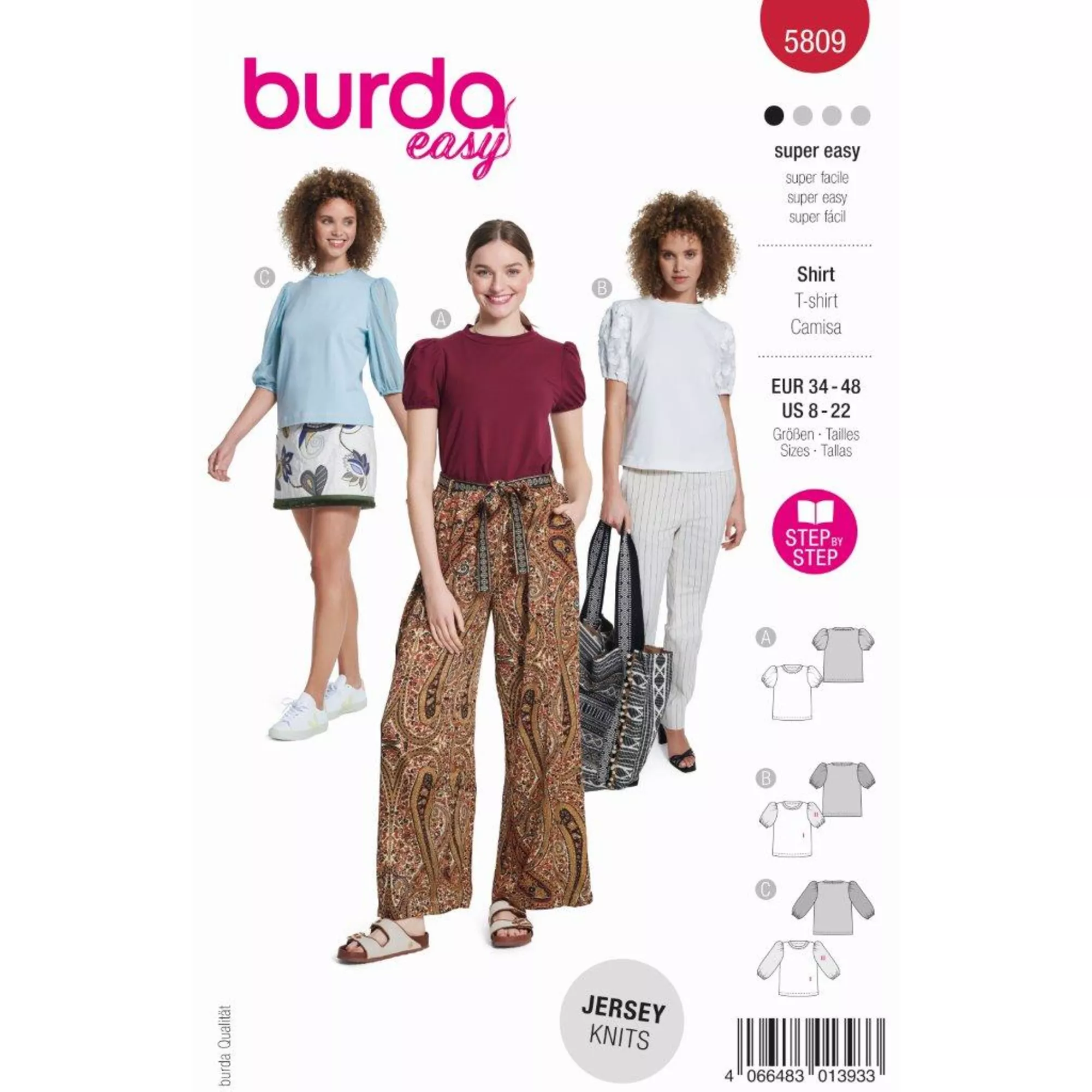Burda Schnittmuster, Shirt