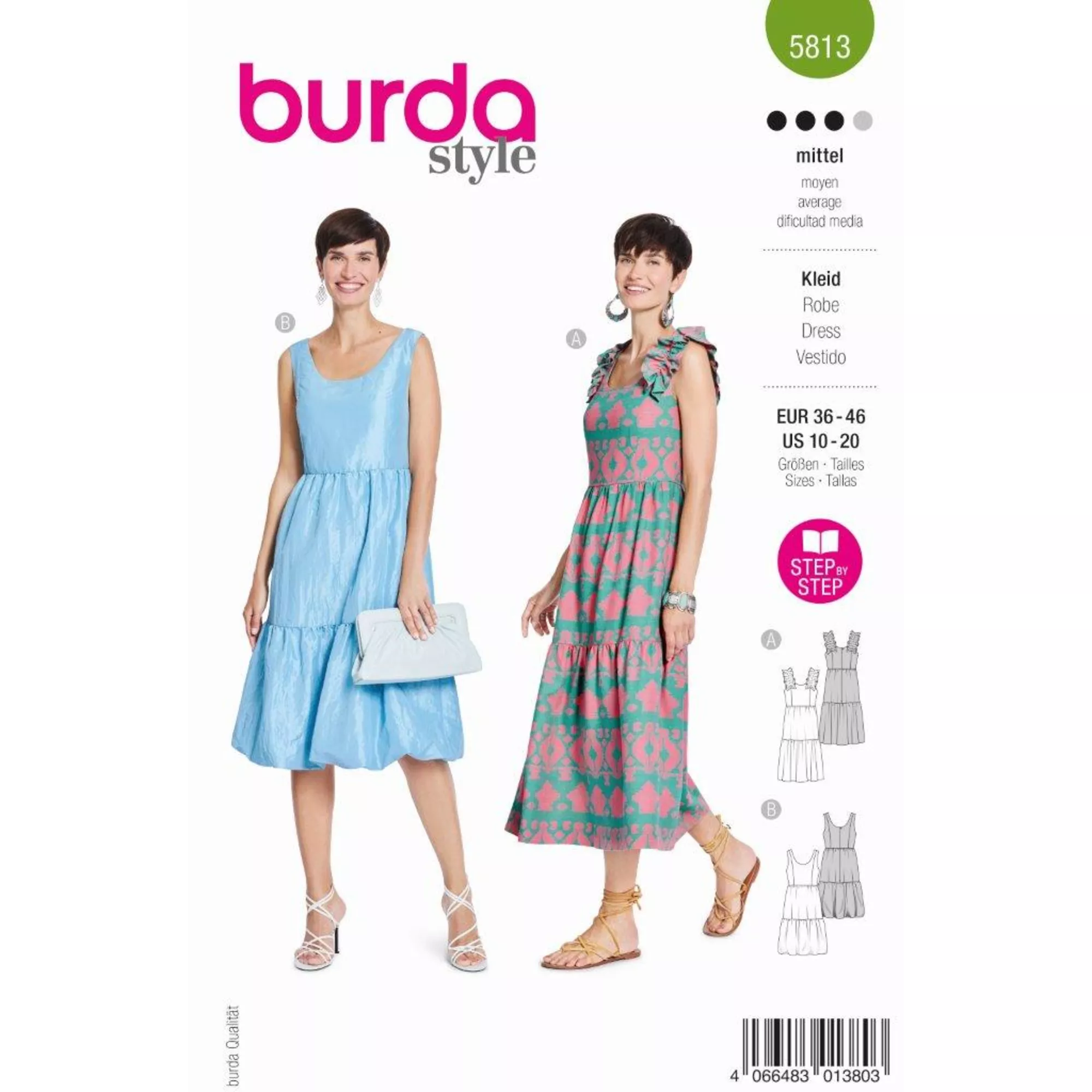 Burda Schnittmuster, Kleid