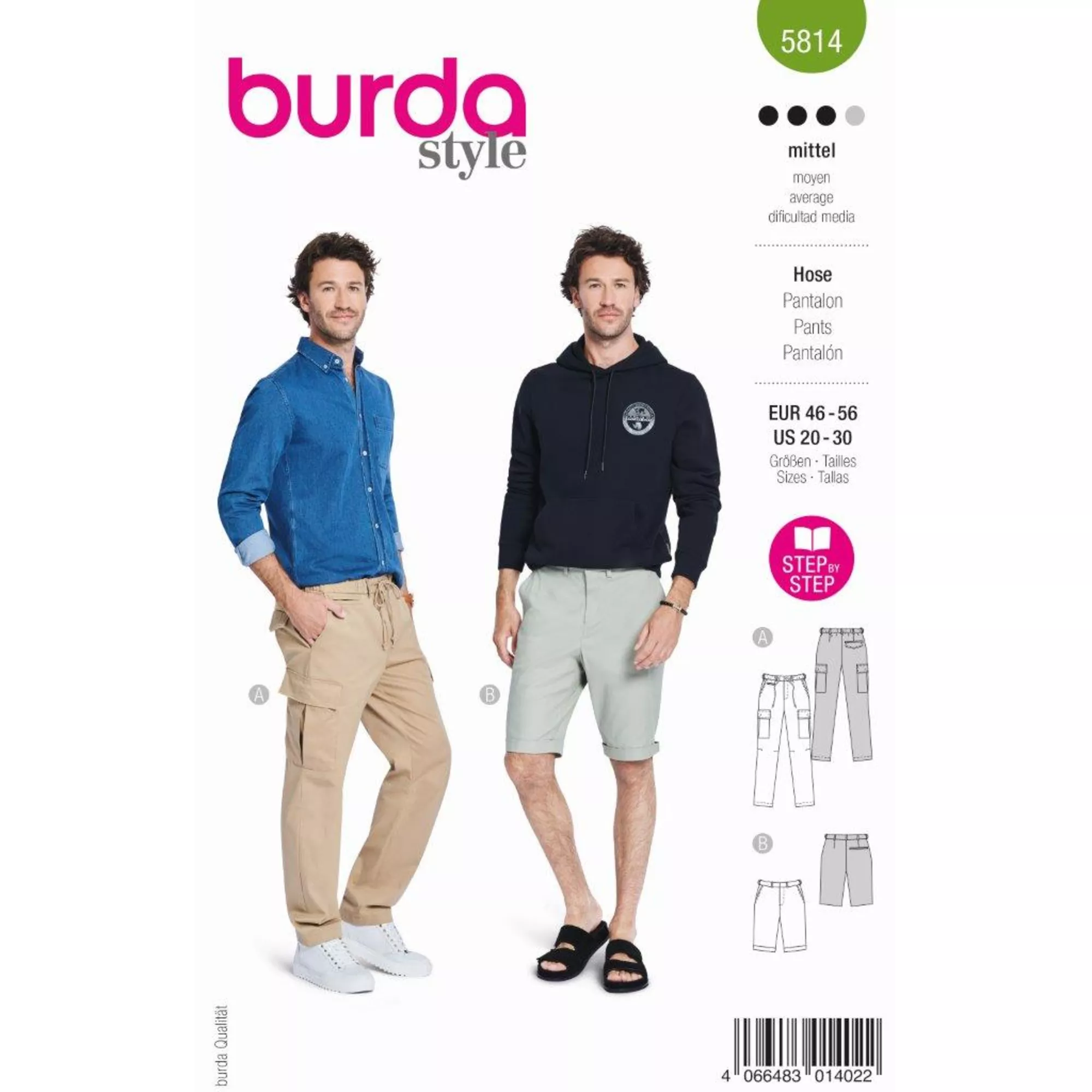 Burda Schnittmuster, Hose