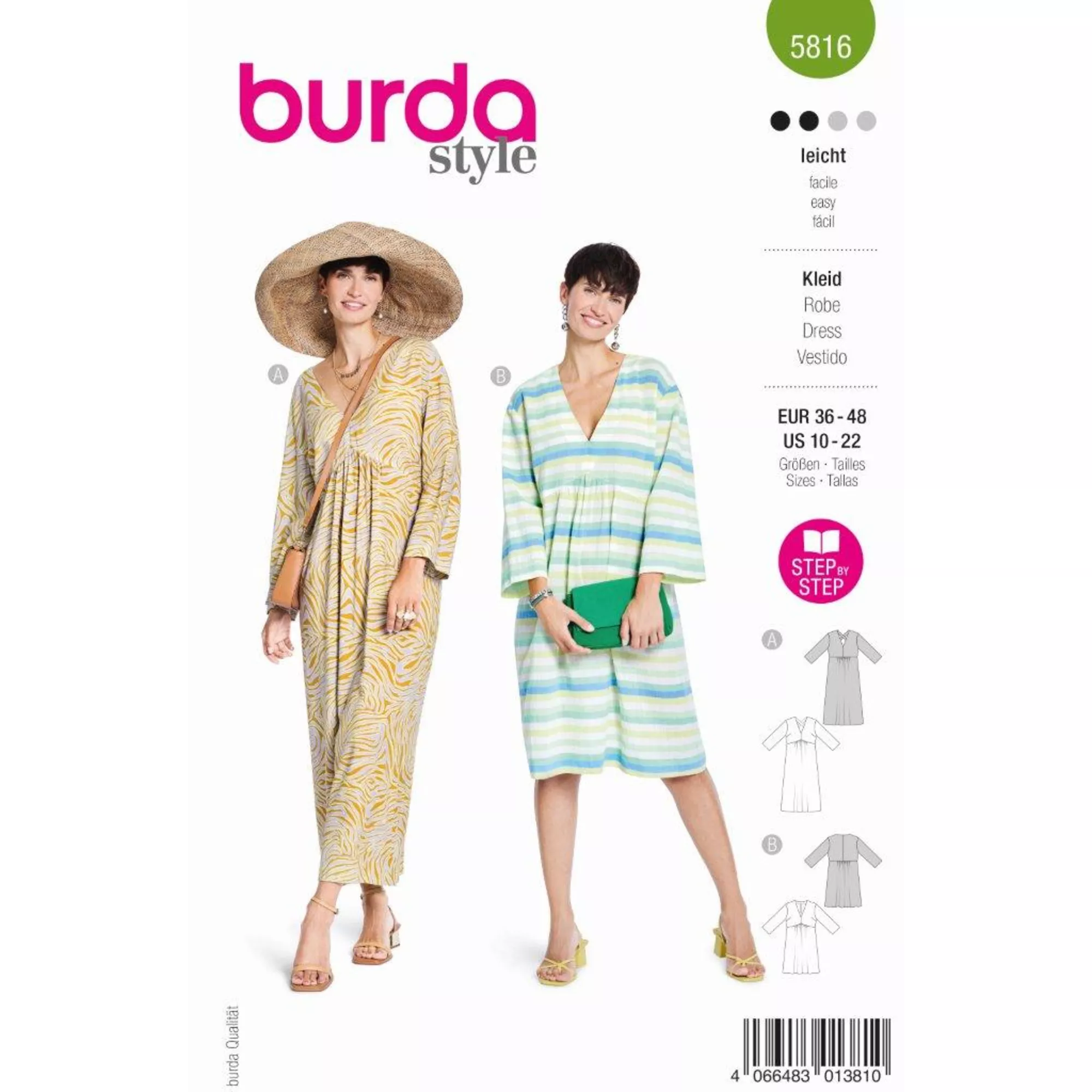 Burda Schnittmuster, Kleid