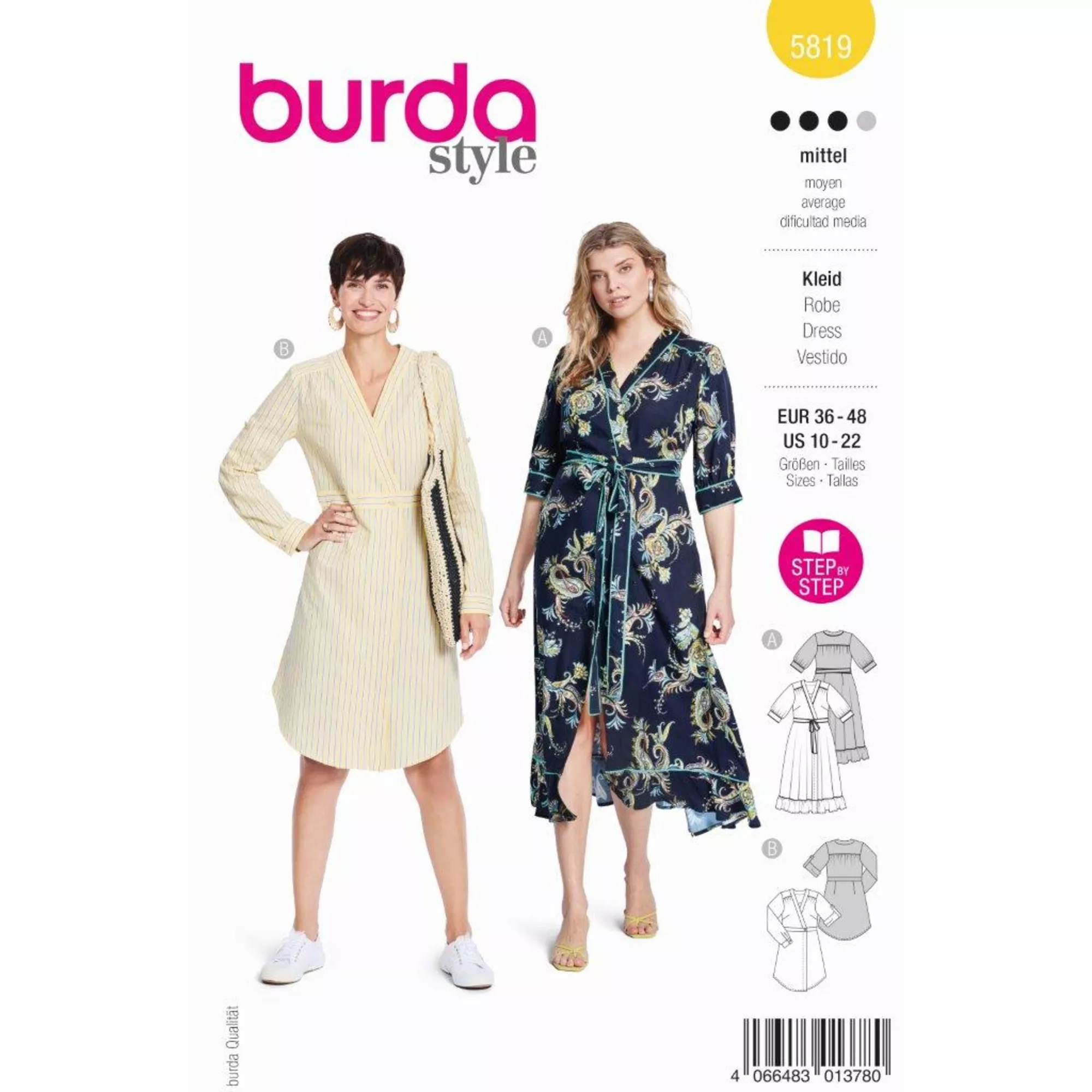 Burda Schnittmuster, Kleid