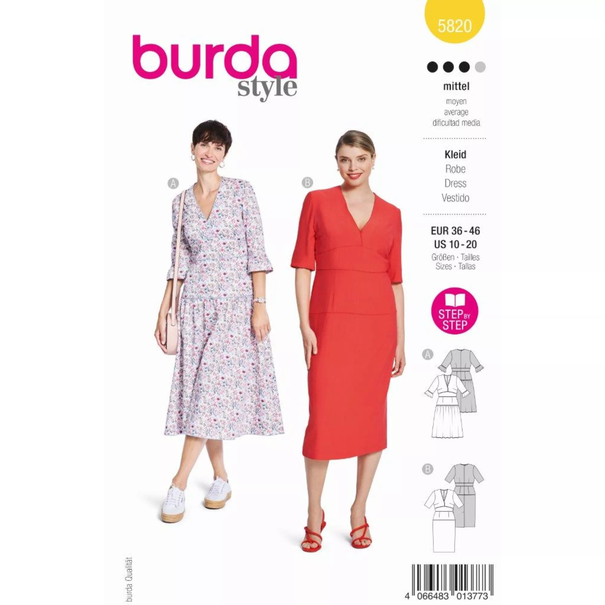 Burda Schnittmuster, Kleid