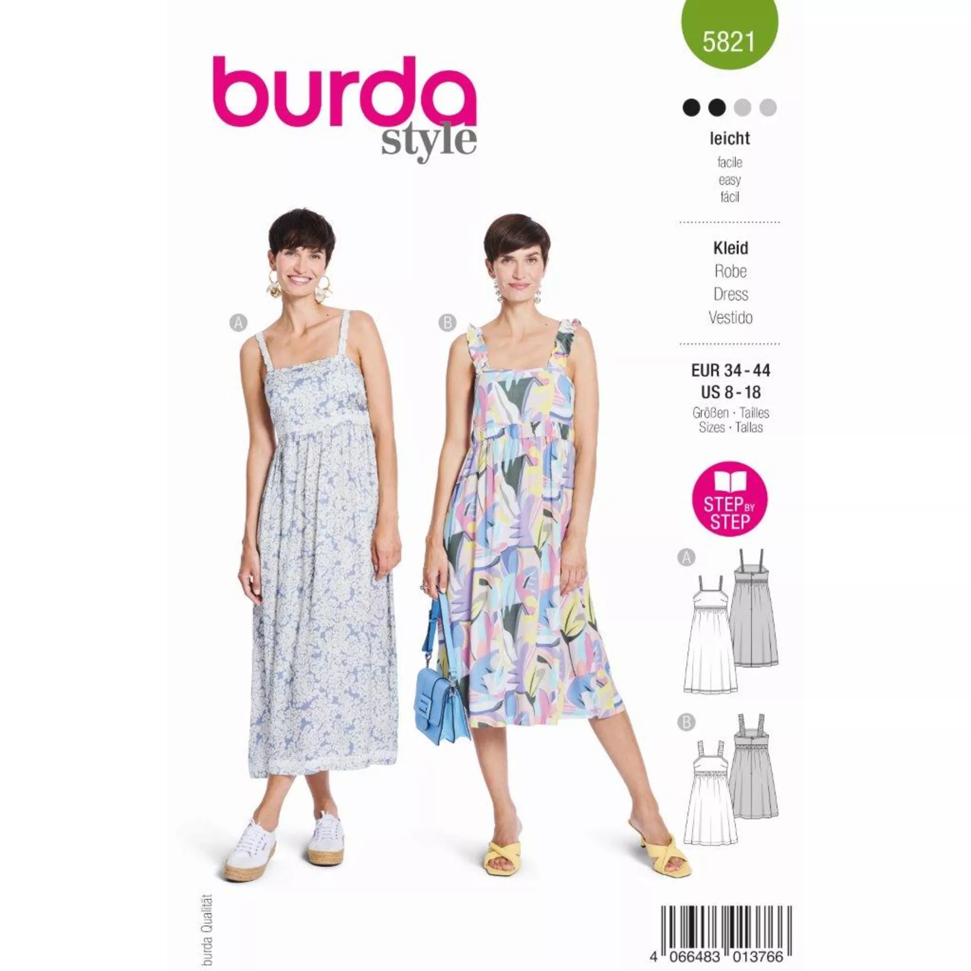 Burda Schnittmuster, Kleid