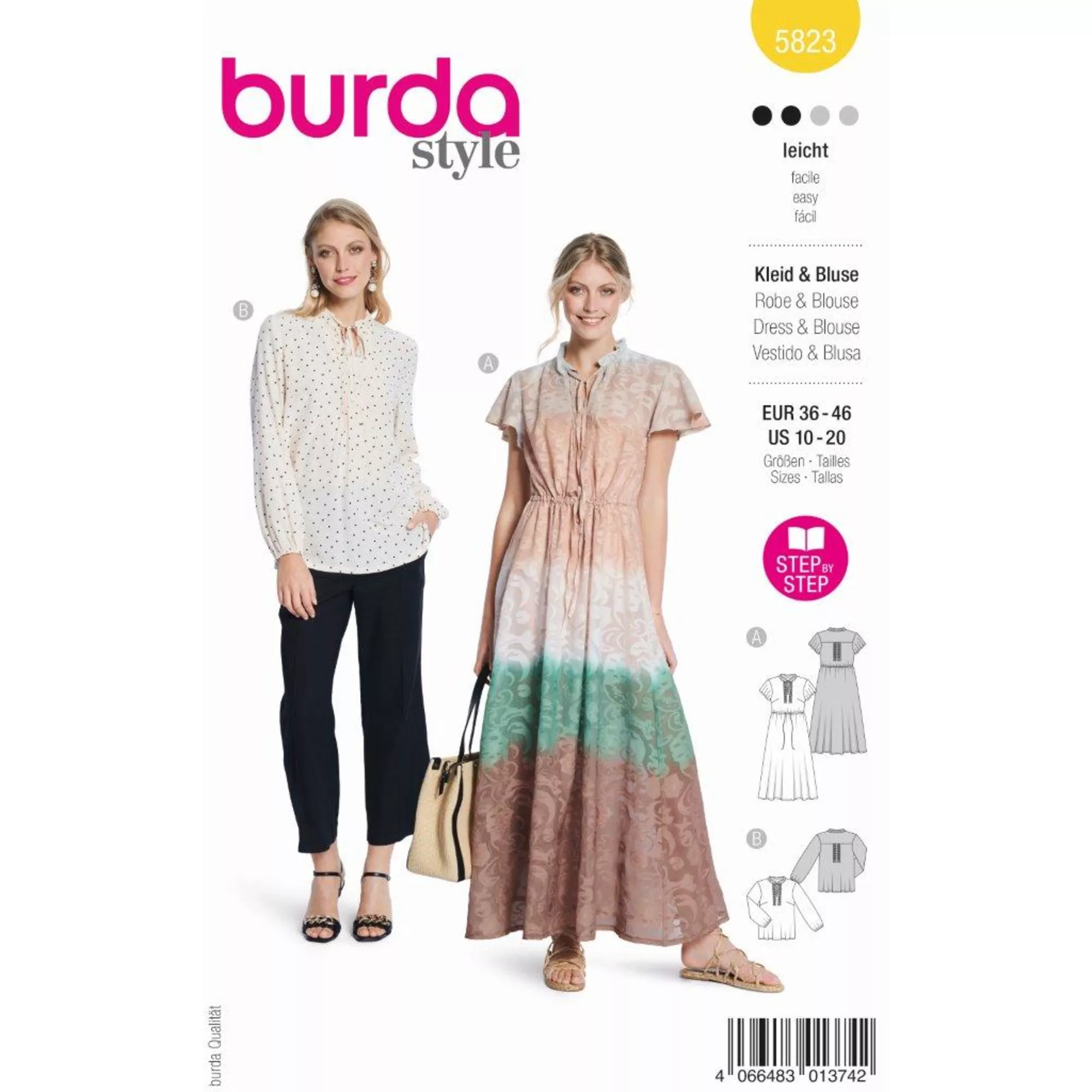 Burda Schnittmuster, Kleid & Bluse
