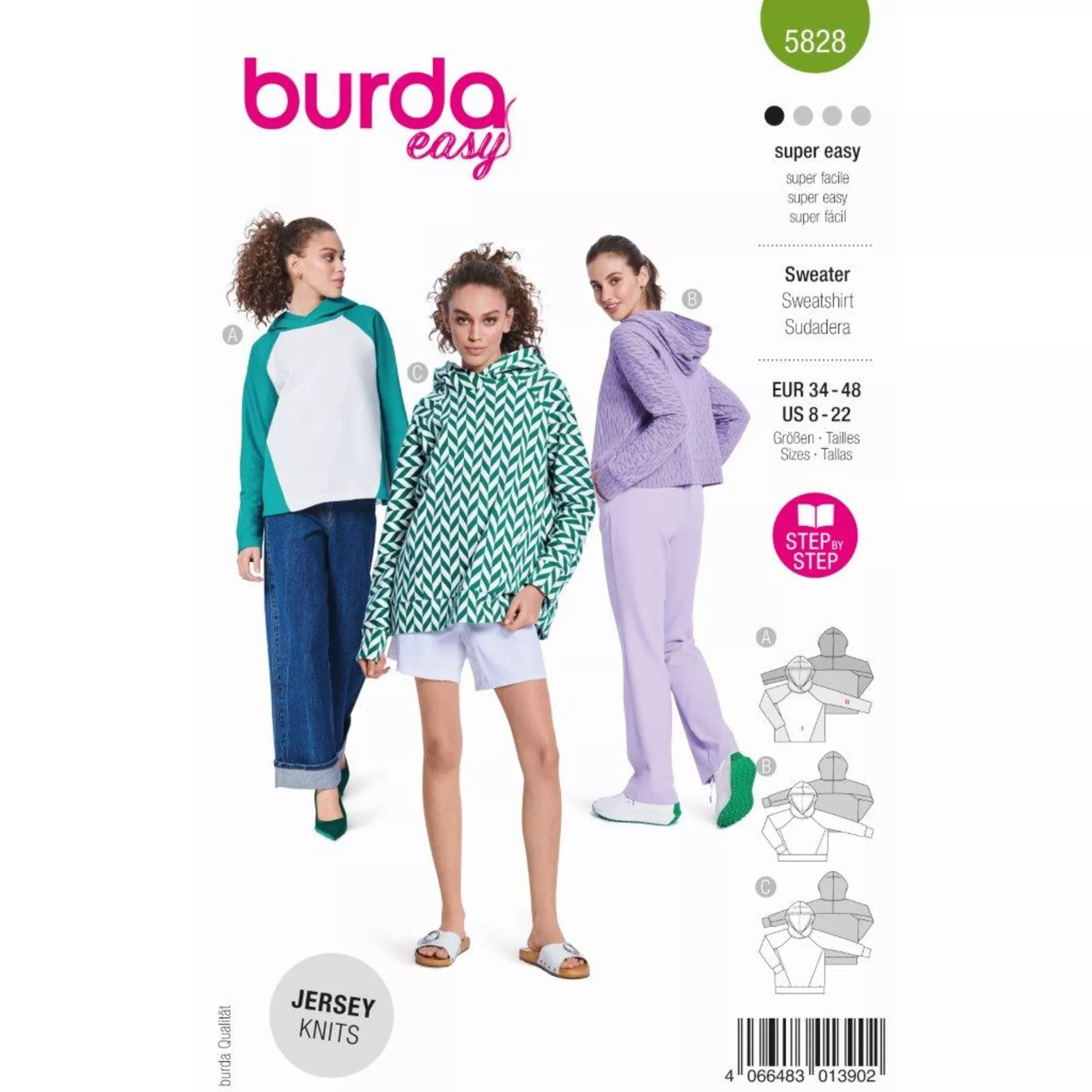 Burda Schnittmuster, Sweater