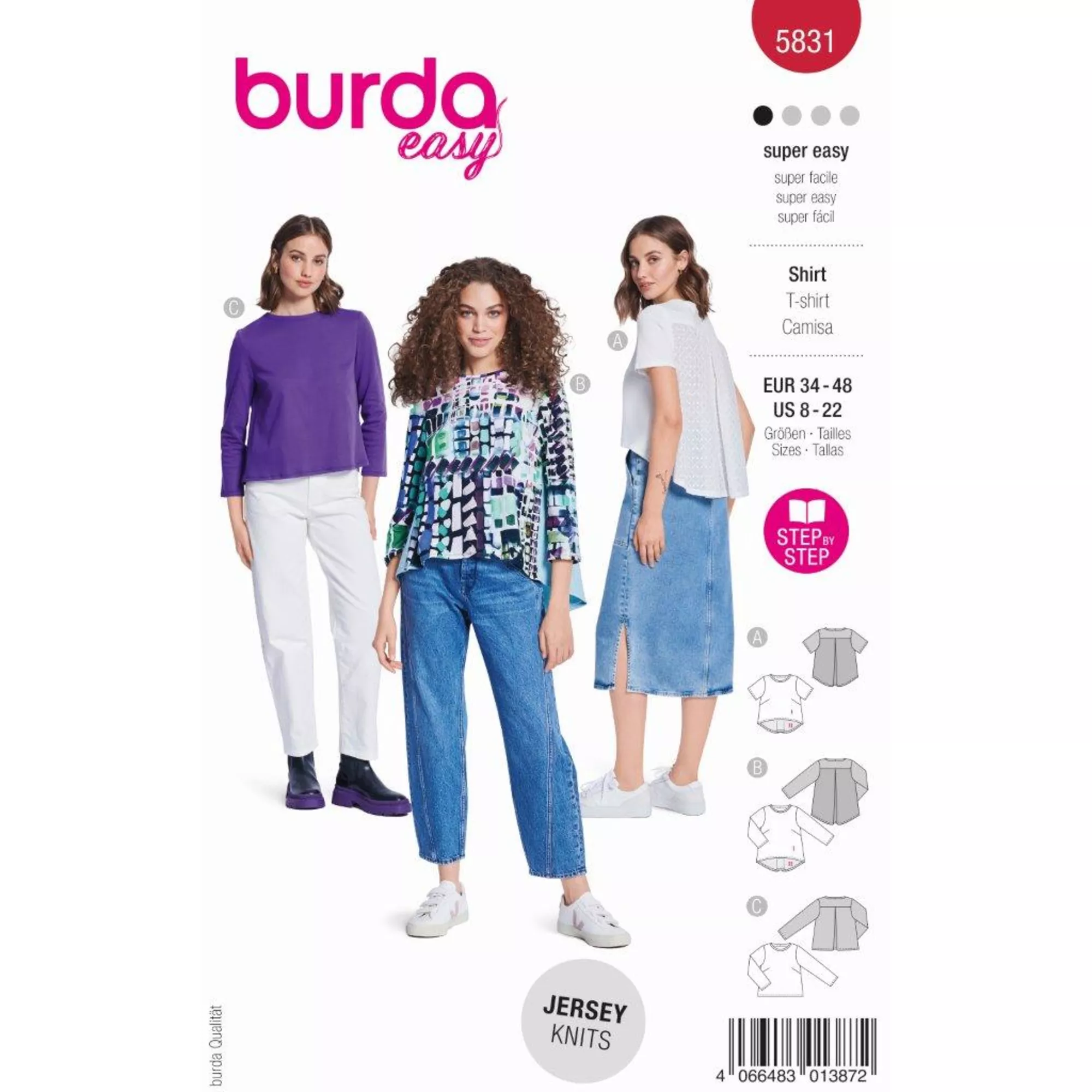 Burda Schnittmuster, Shirt