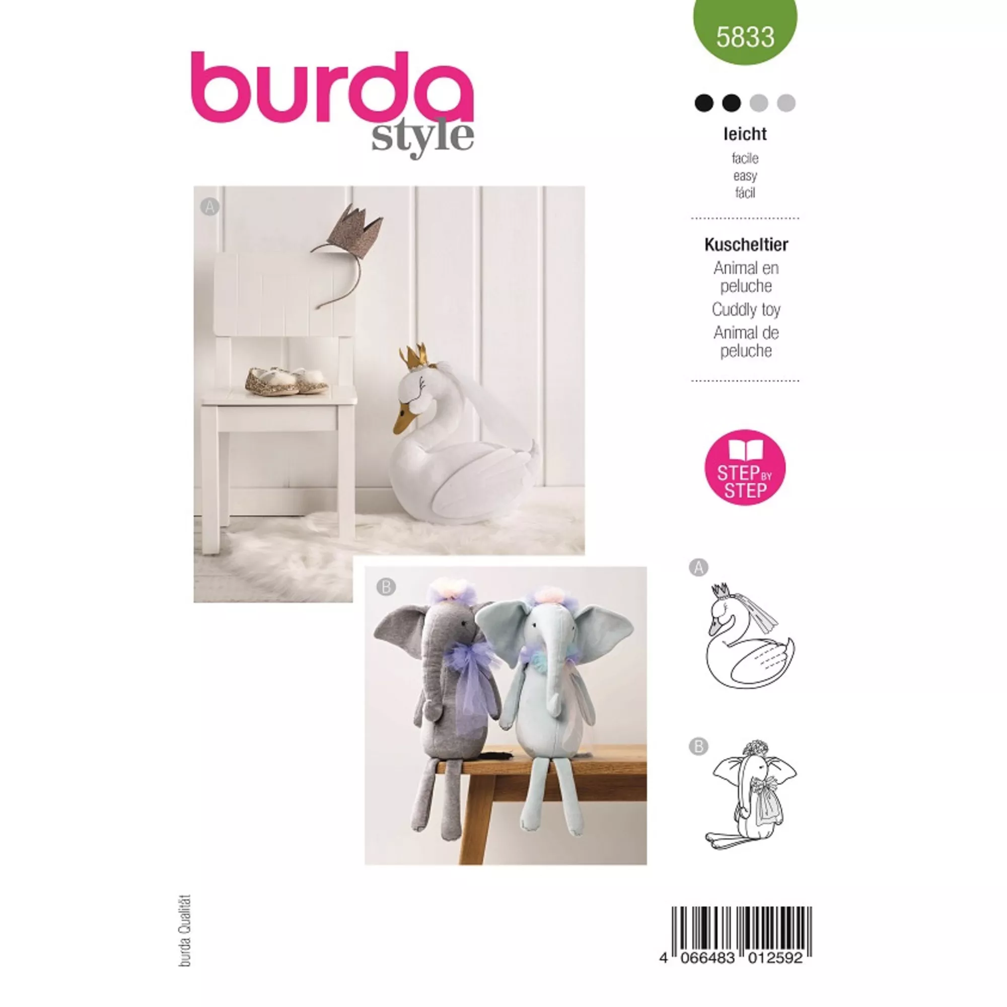 Burda Schnittmuster, Kuscheltiere