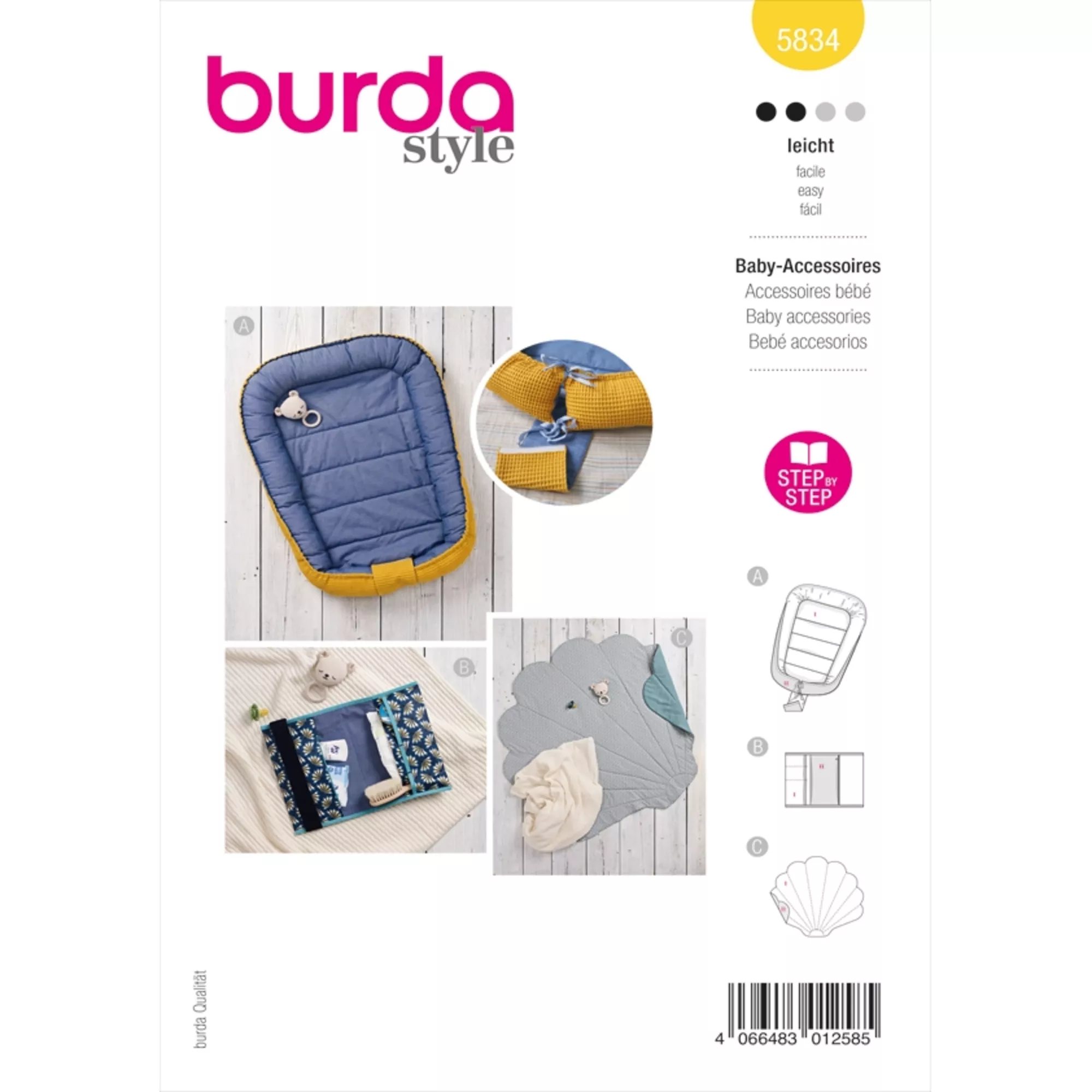 Burda Schnittmuster, Baby Accessoires