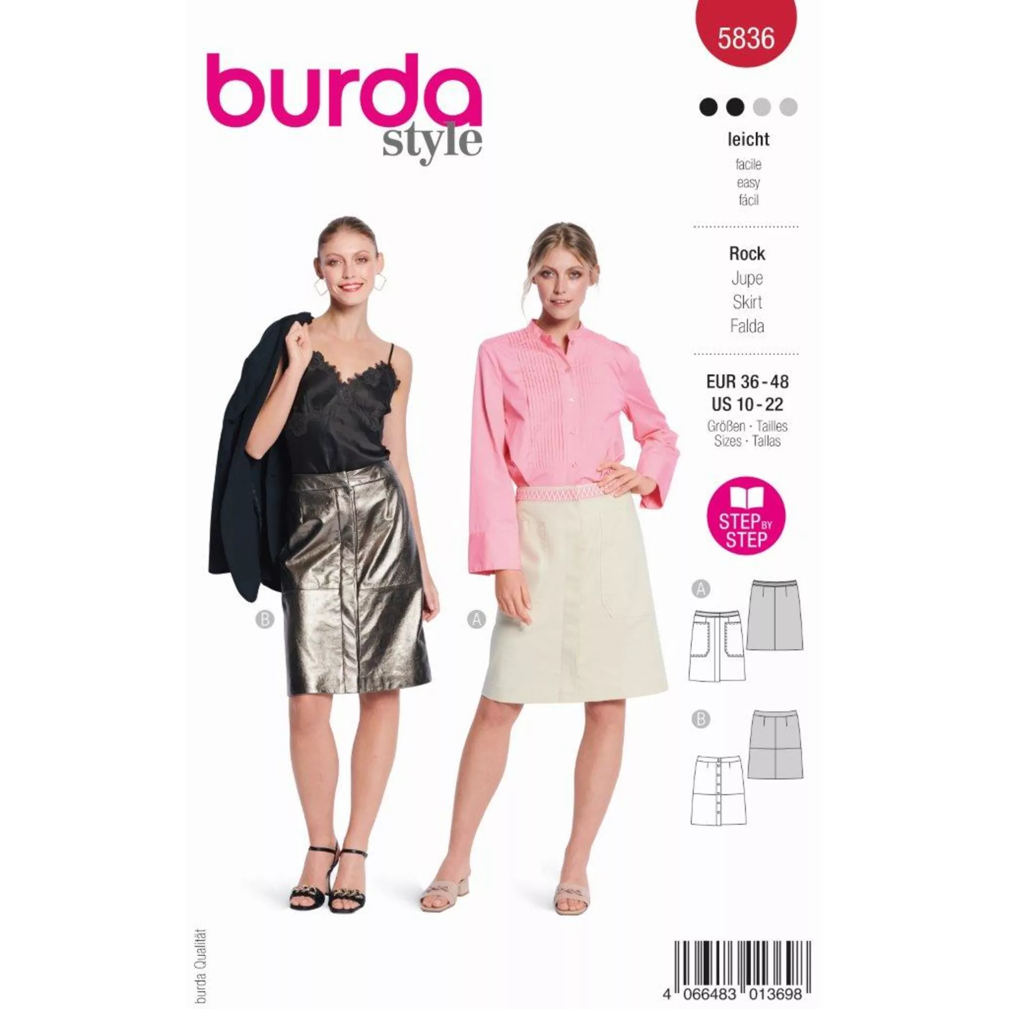 Burda Schnittmuster, Rock