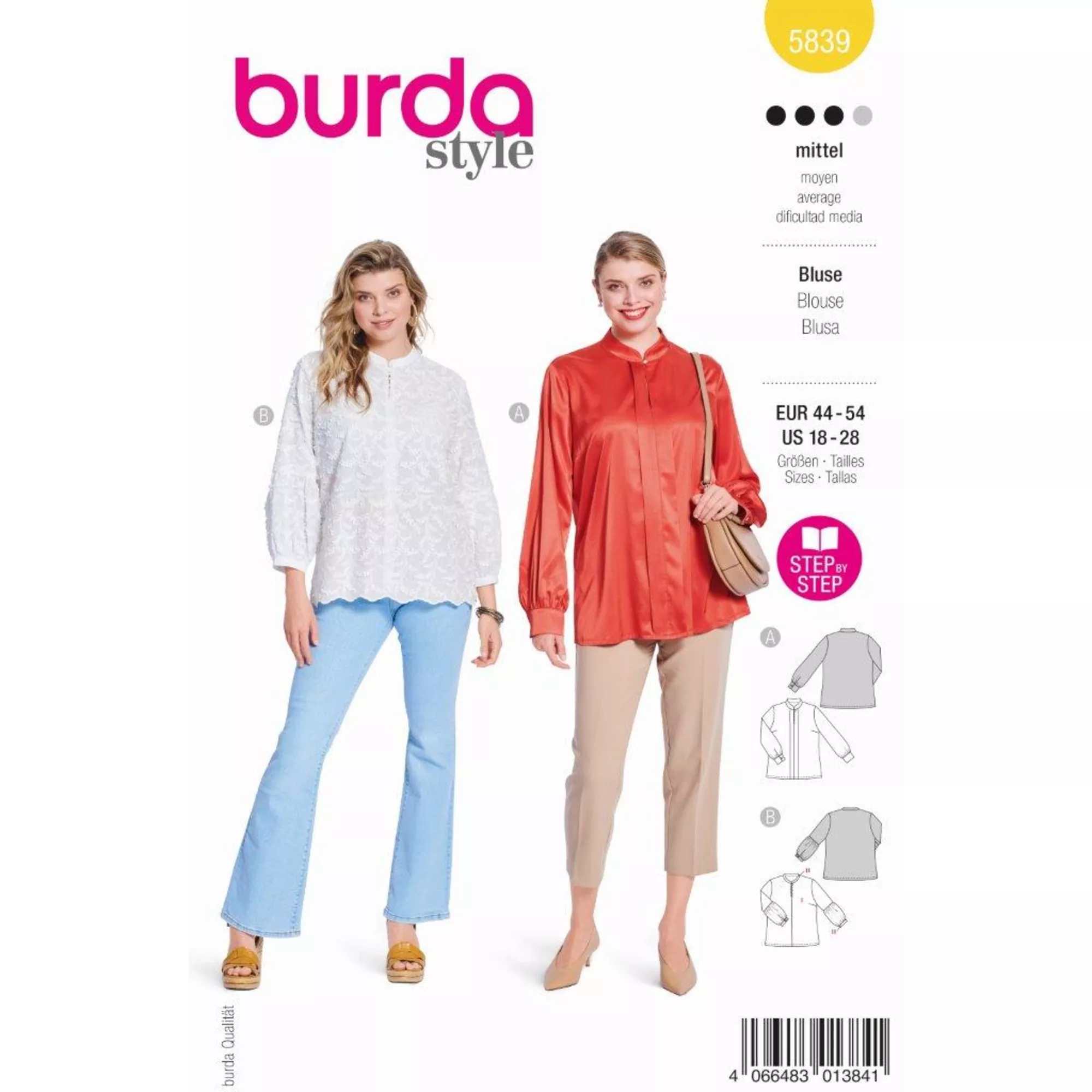 Burda Schnittmuster, Bluse
