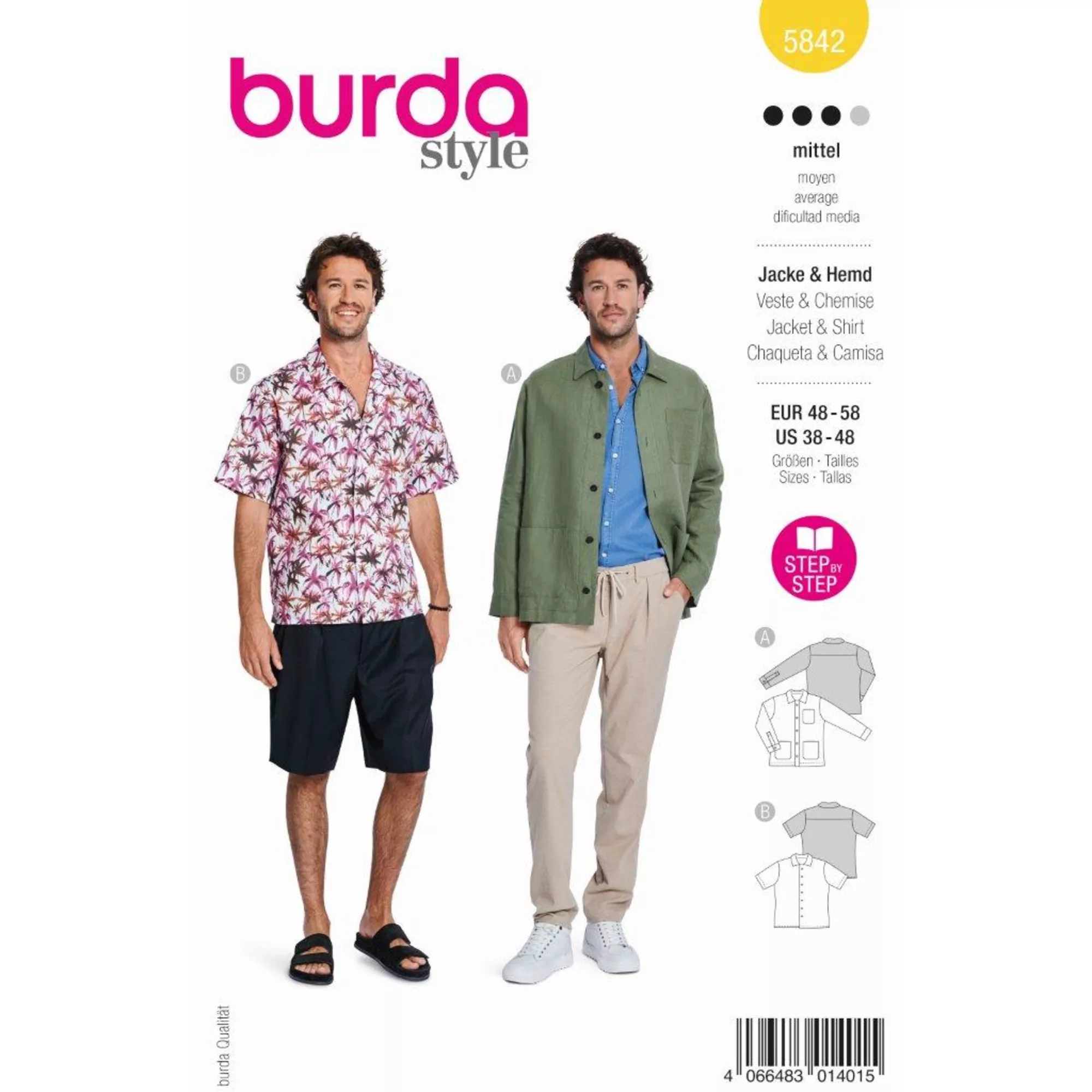 Burda Schnittmuster, Hemd