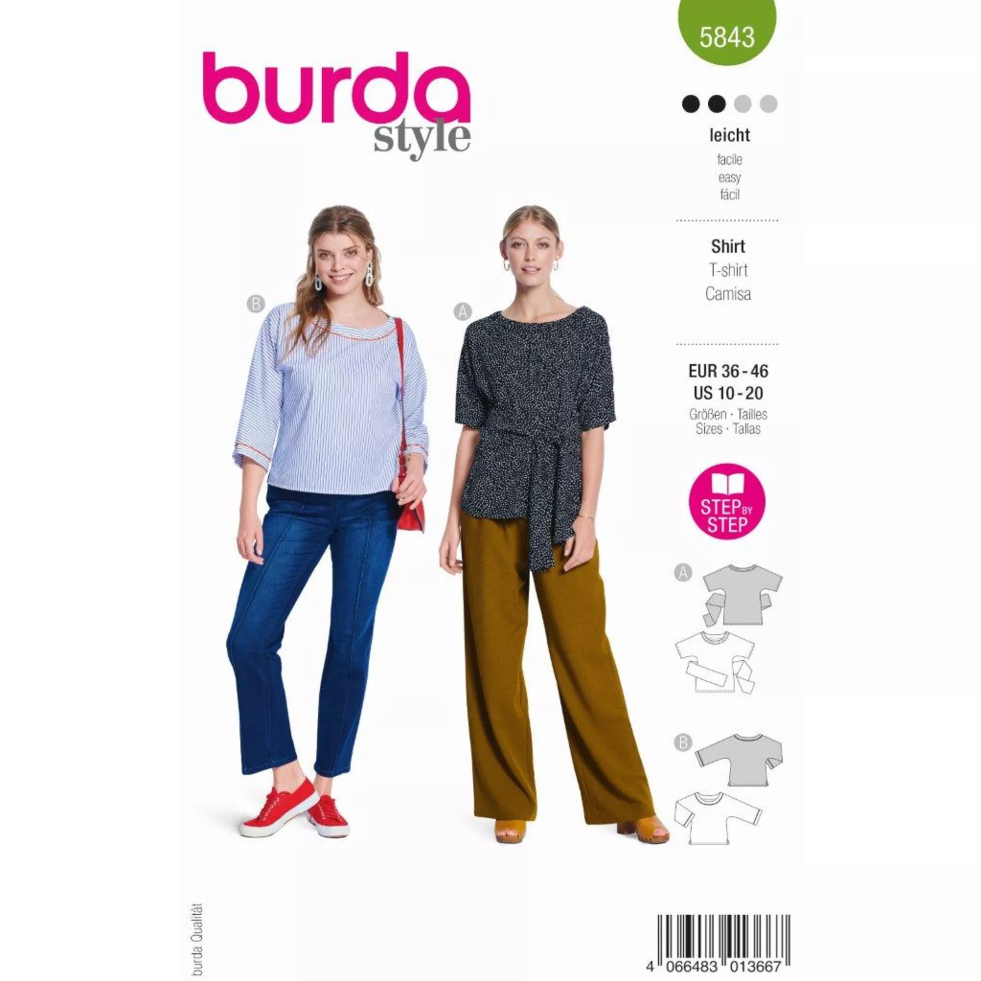 Burda Schnittmuster, Shirt