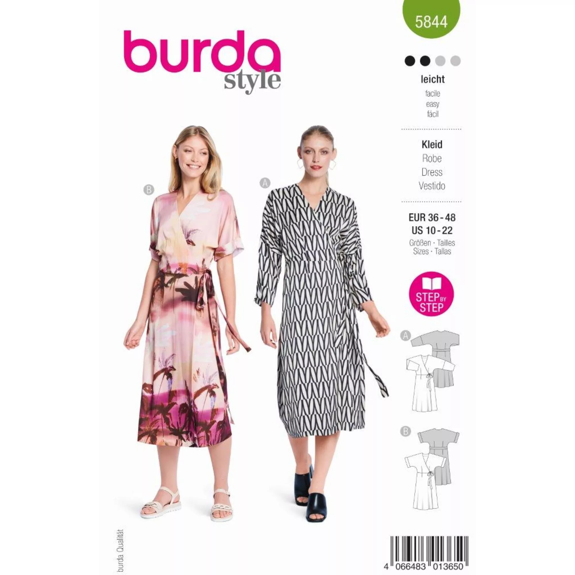 Burda Schnittmuster, Kleid